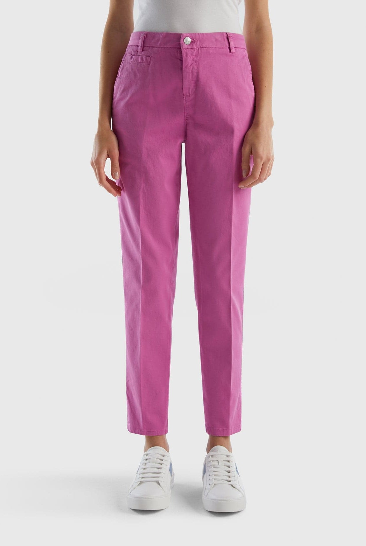 يونايتد كولورز اوف بينيتون بنطلون تشينو نسائي قطن ضيق