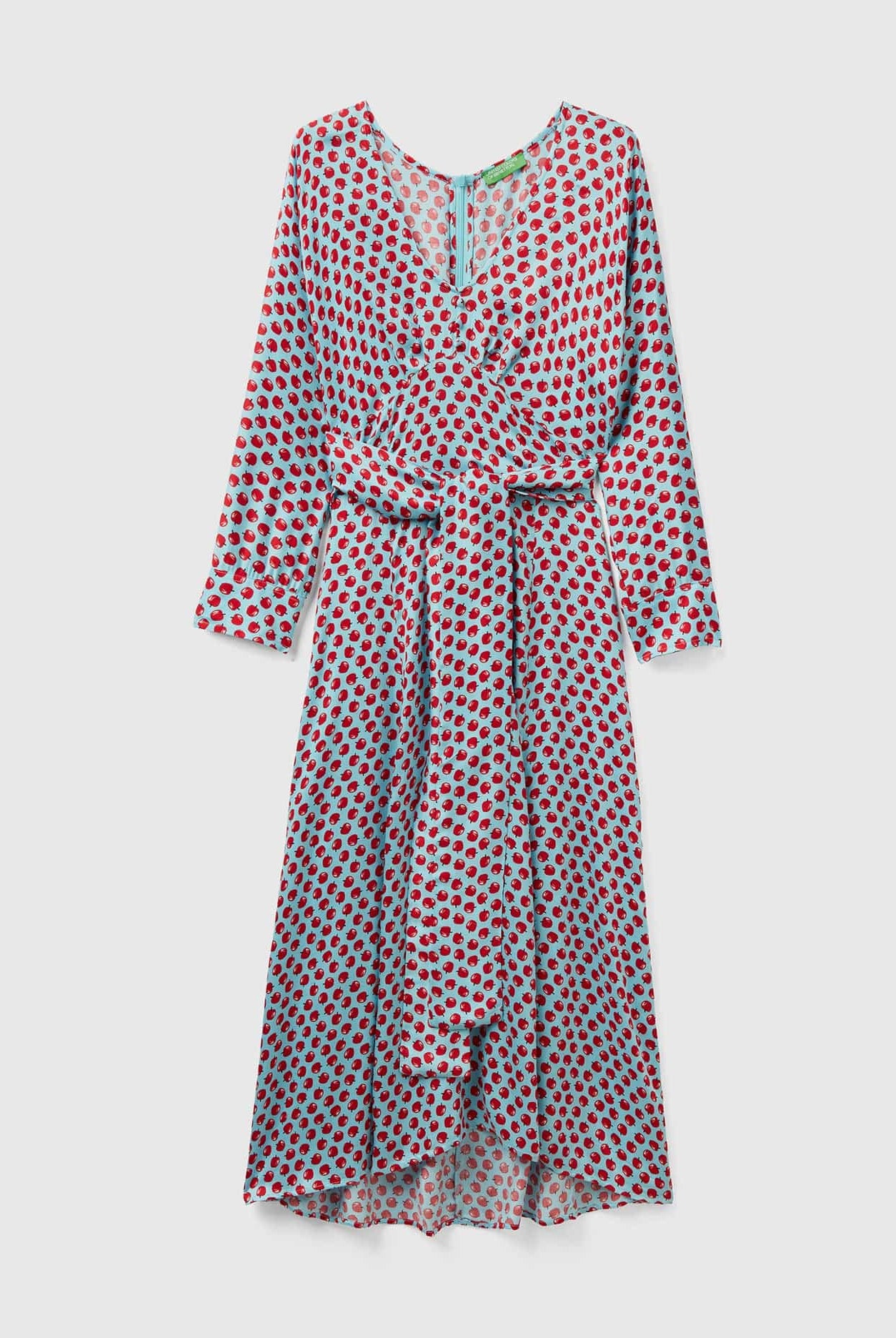 يونايتد كولورز اوف بينيتون فستان طويل بنقشة فواكه