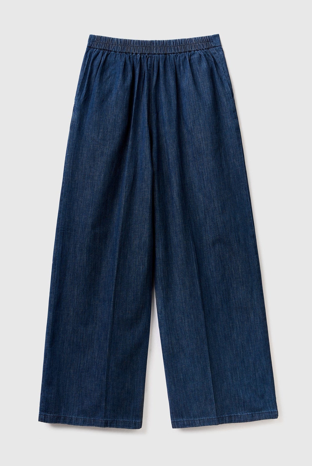 يونايتد كولورز اوف بينيتون بنطلون قطن واسع طويل نسائي