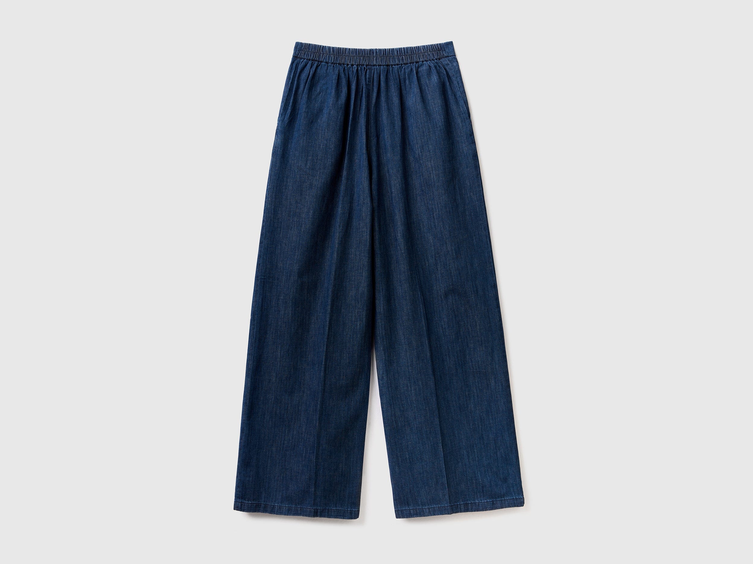 يونايتد كولورز اوف بينيتون بنطلون قطن واسع طويل نسائي