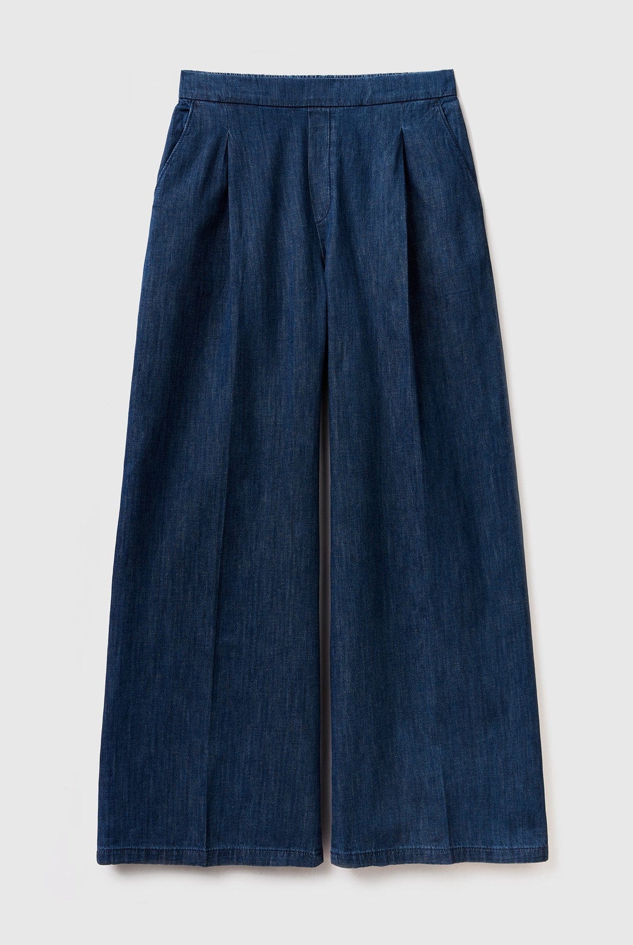 يونايتد كولورز اوف بينيتون بنطلون قطن واسع طويل نسائي