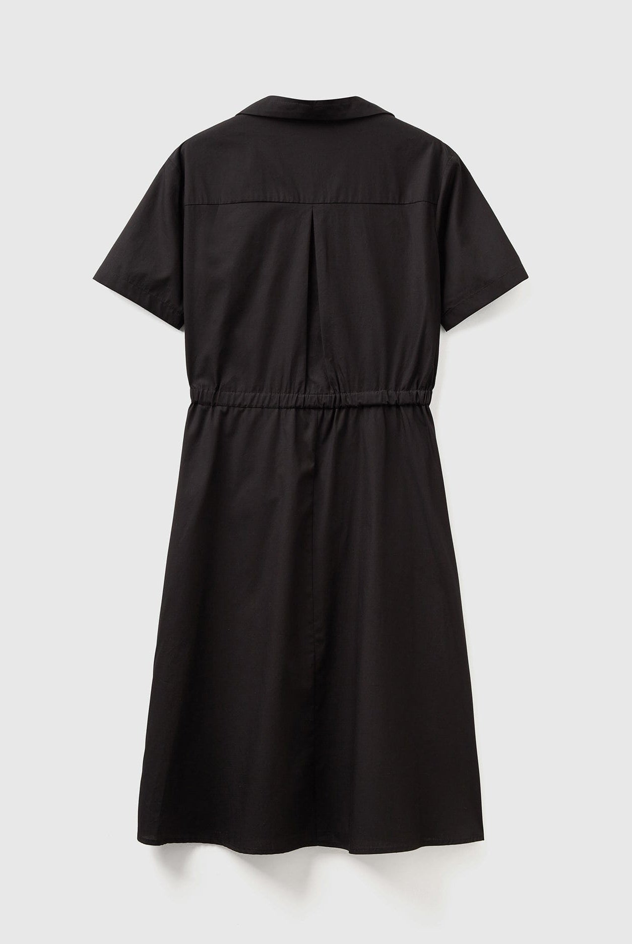 يونايتد كولورز اوف بينيتون فستان نسائي قميص قطن ميدي مع ازرار من المنتصف