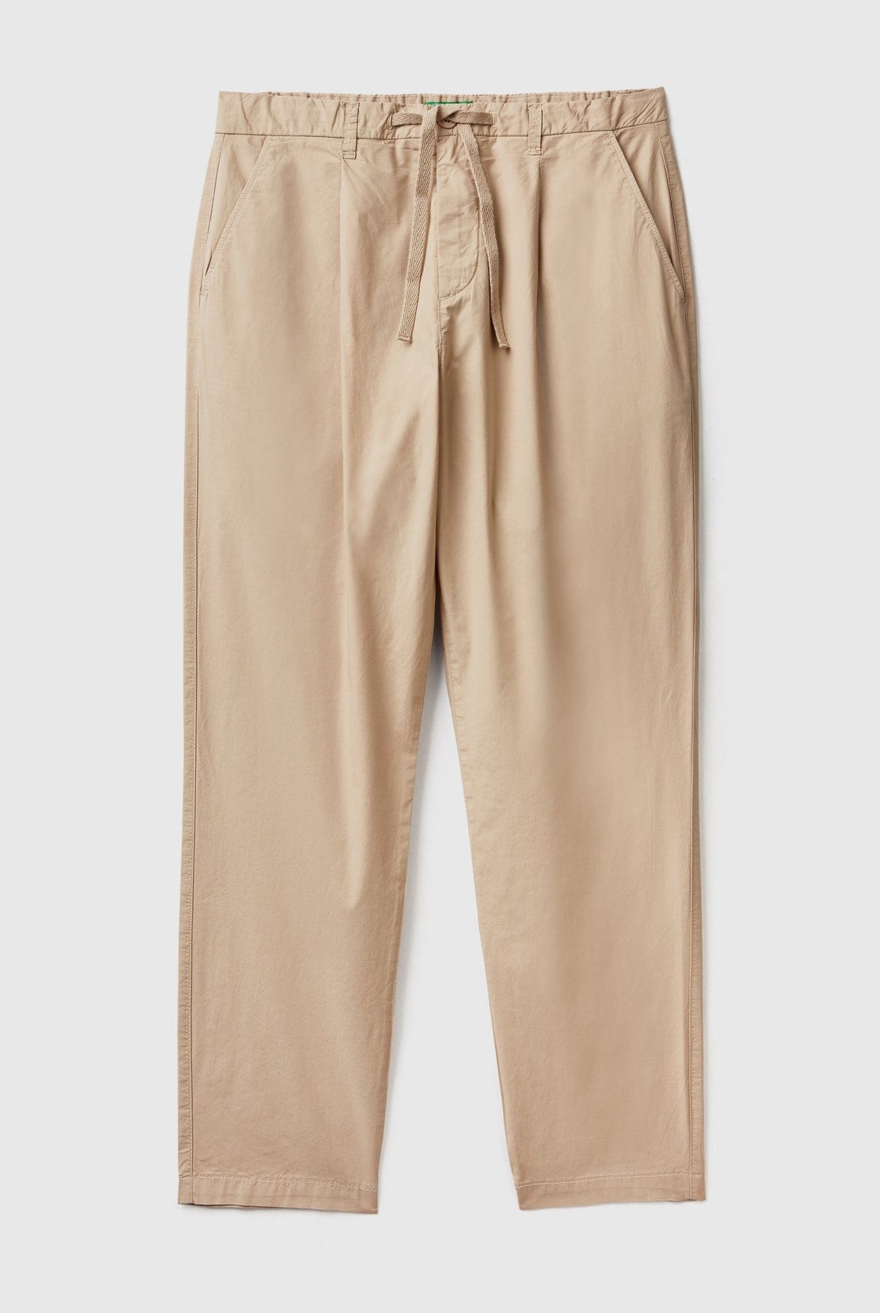 يونايتد كولورز اوف بينيتون بنطلون تشينو من القماش مع رباط رجالي