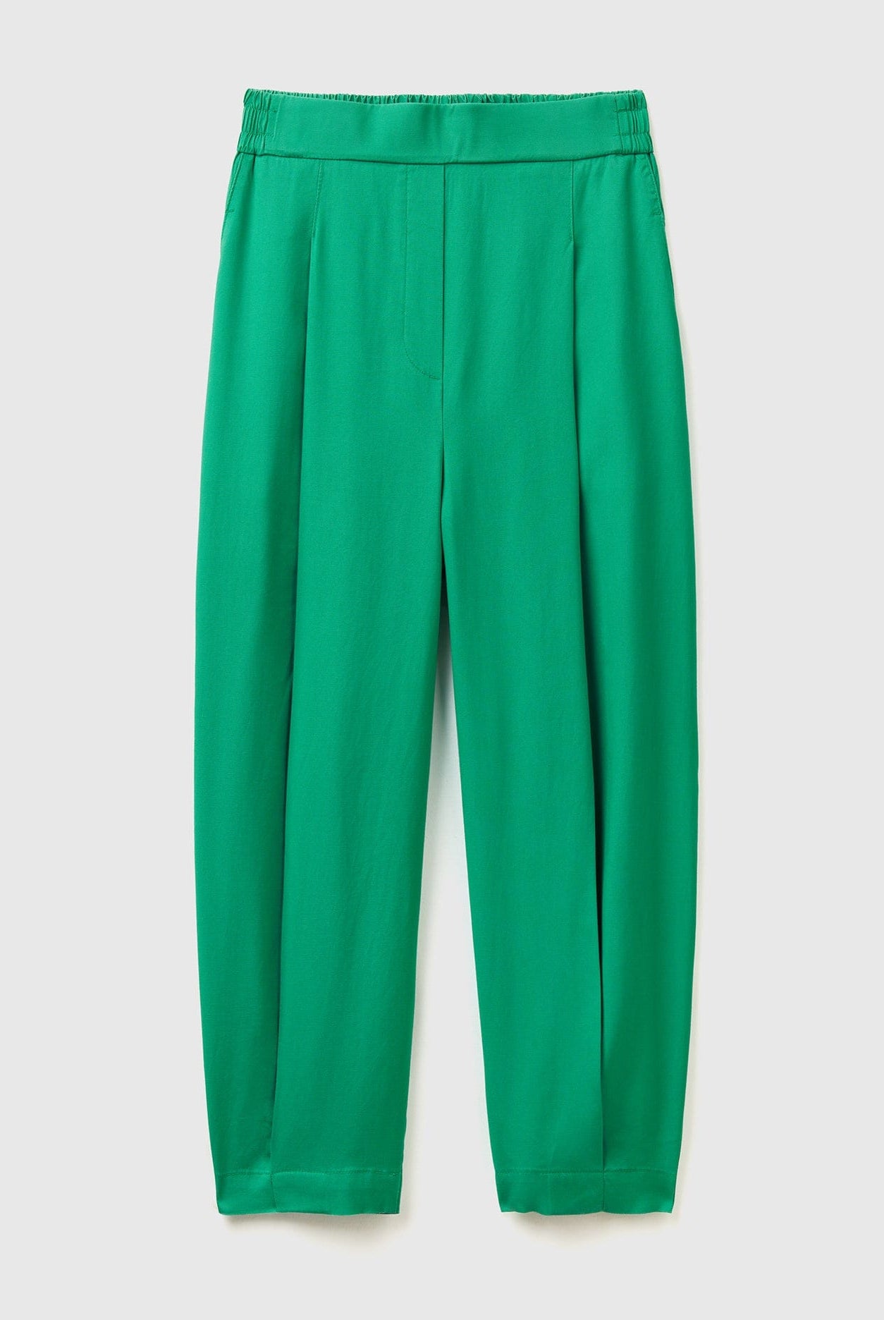 يونايتد كولورز اوف بينيتون بنطلون مقصوص بطيات واسع نسائي