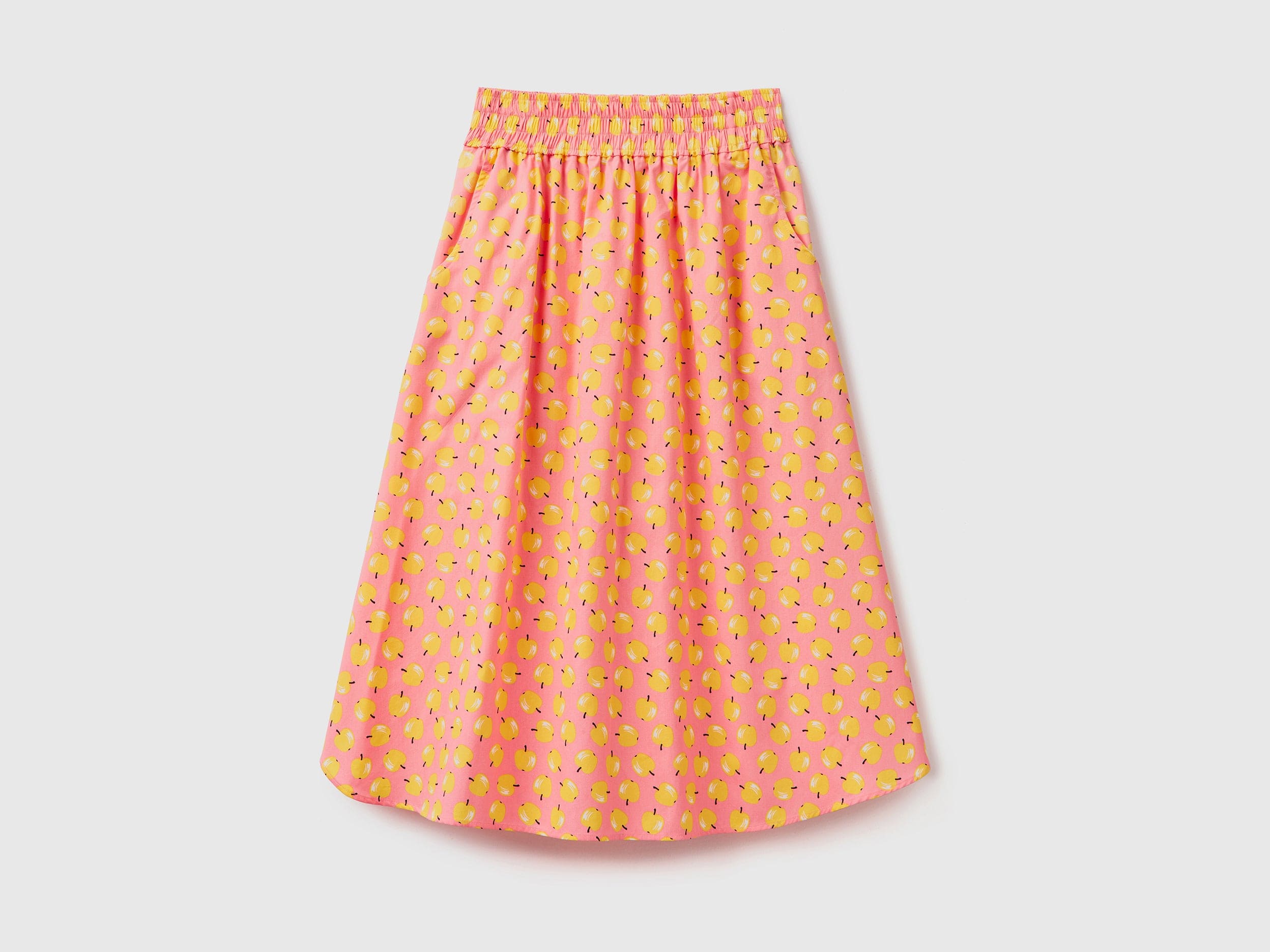 يونايتد كولورز اوف بينيتون تنورة نسائية بنمط الفاكهة