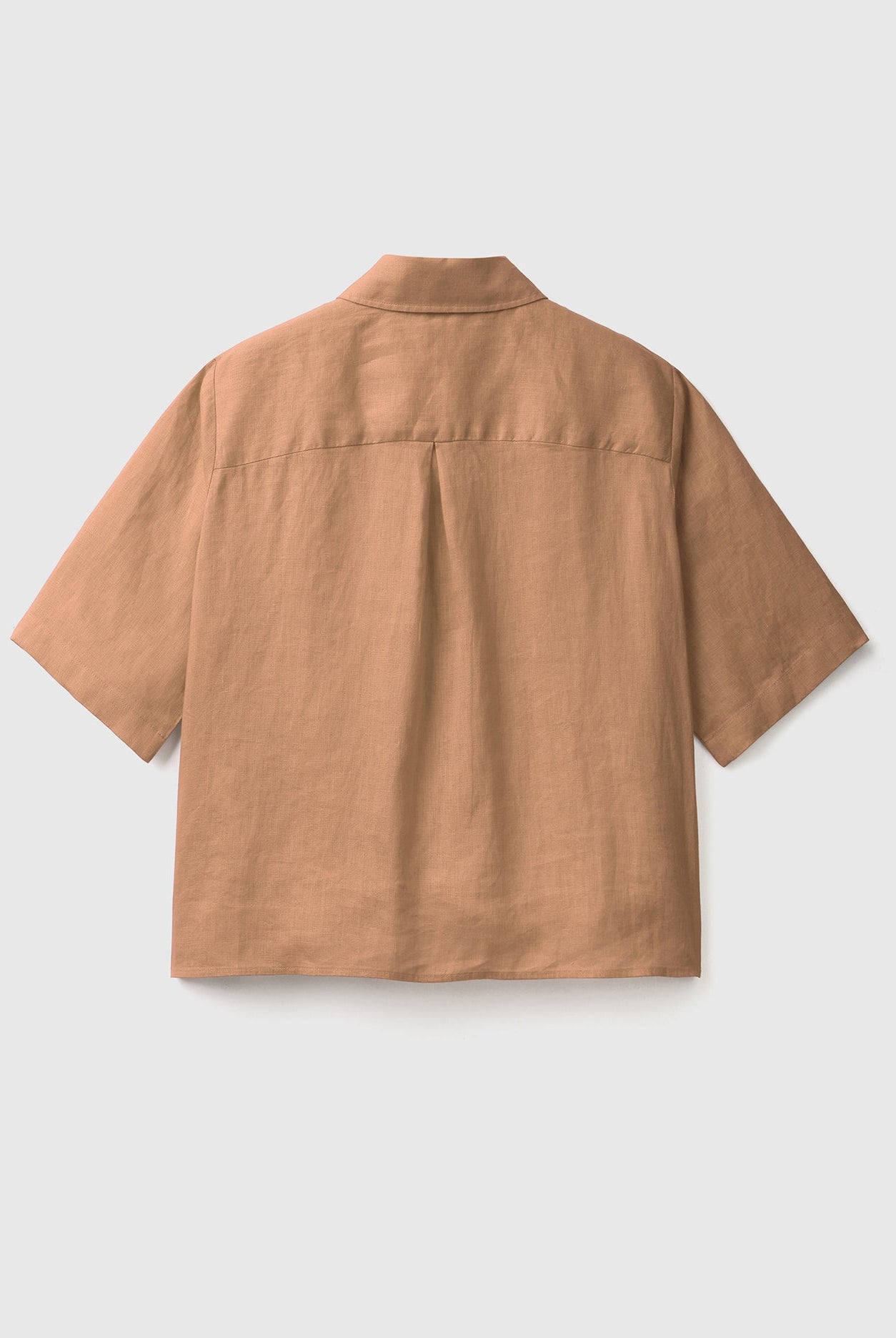 يونايتد كولورز اوف بينيتون قميص قصير من الكتان الخالص