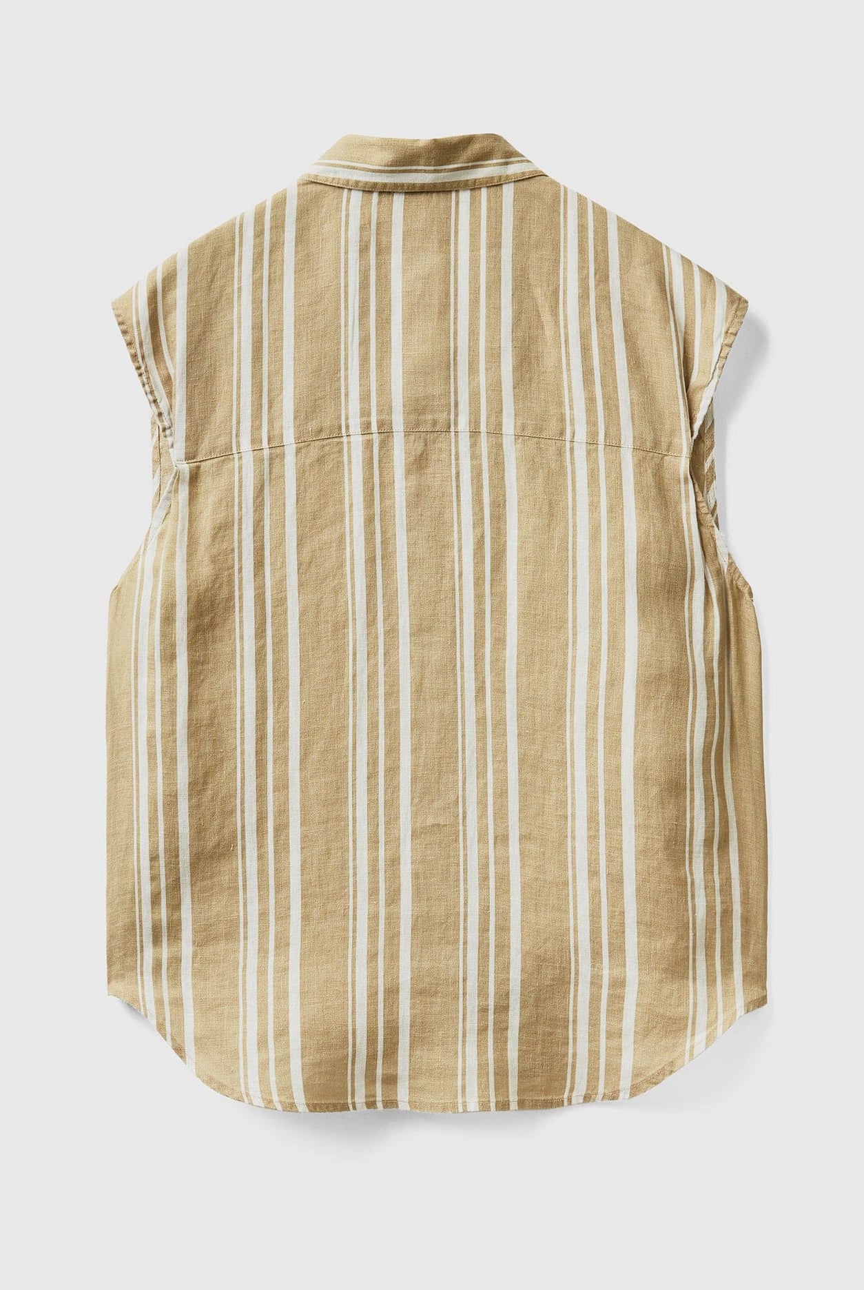 يونايتد كولورز اوف بينيتون قميص نسائي من الكتان المطبوع الخالص