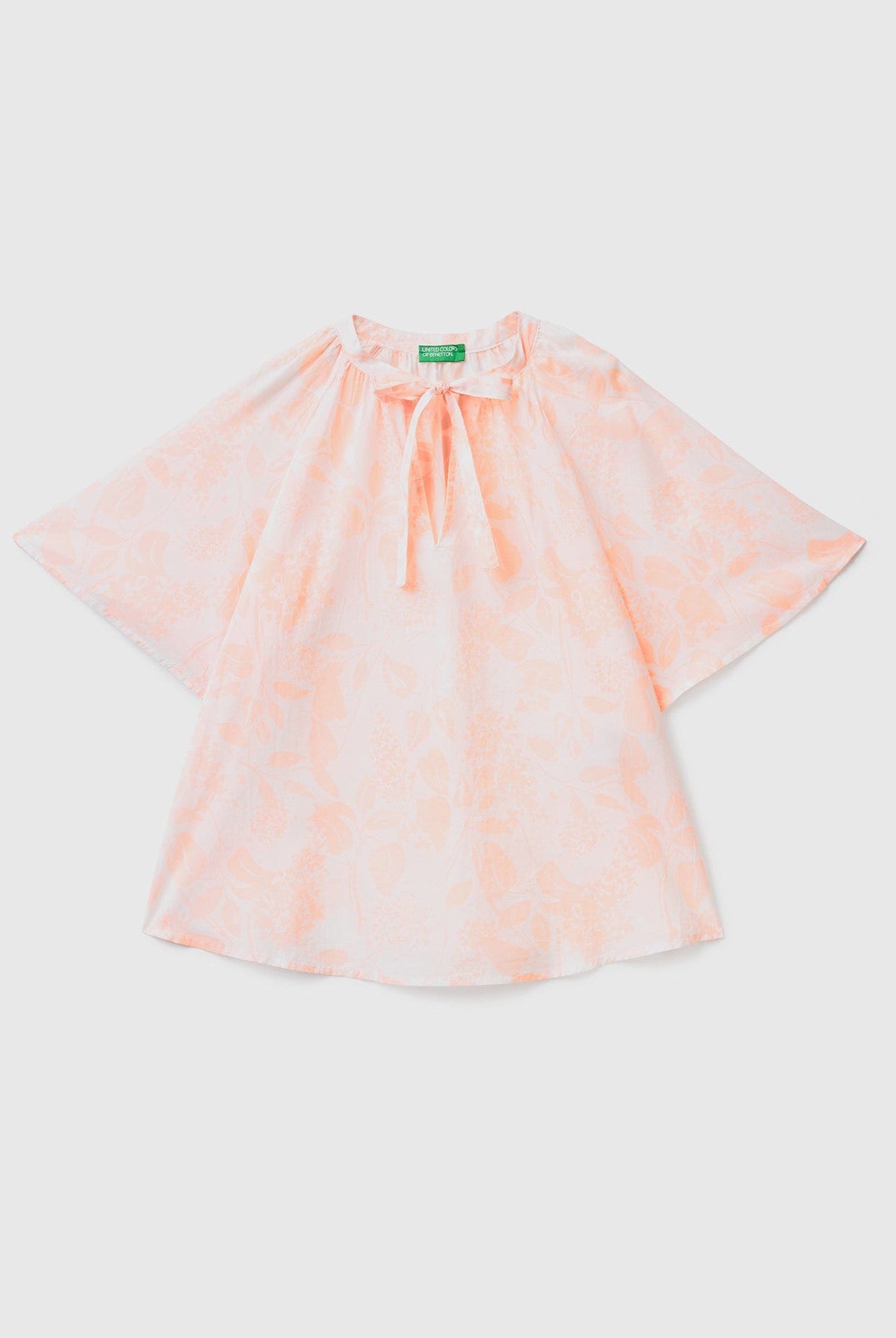 يونايتد كولورز اوف بينيتون بلوزة مطبوعة بربطة عنق