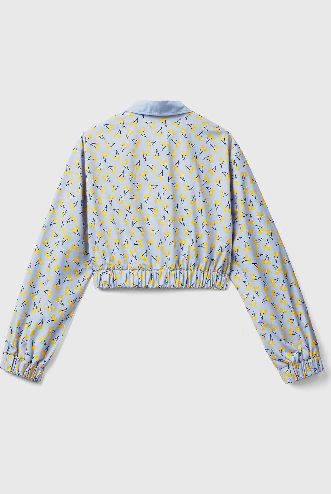 يونايتد كولورز اوف بينيتون قميص قصير بنمط الفاكهة بخصر مرتفع نسائي