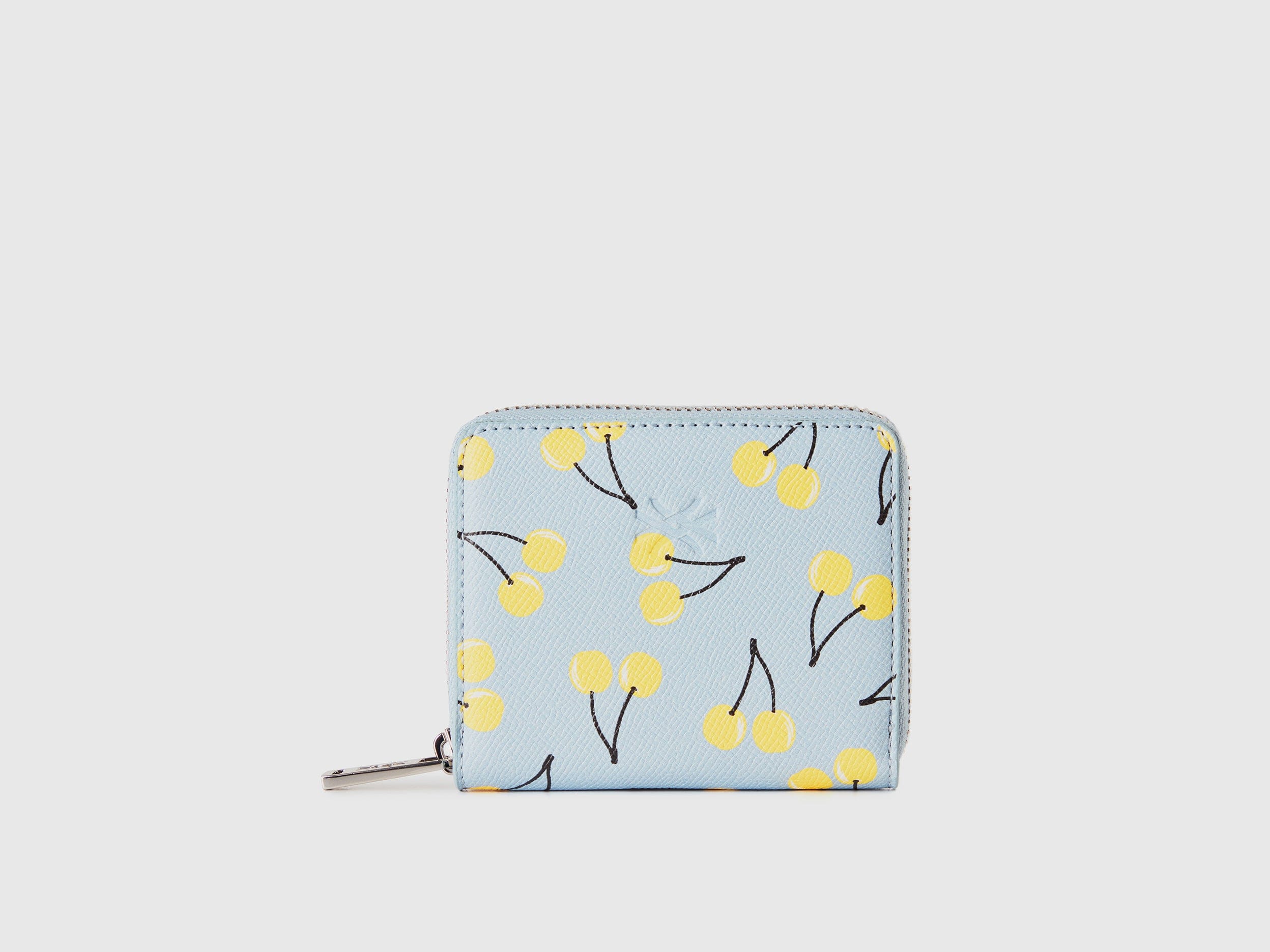 يونايتد كولورز اوف بينيتون محفظة صغيرة مطبوعة بسحاب