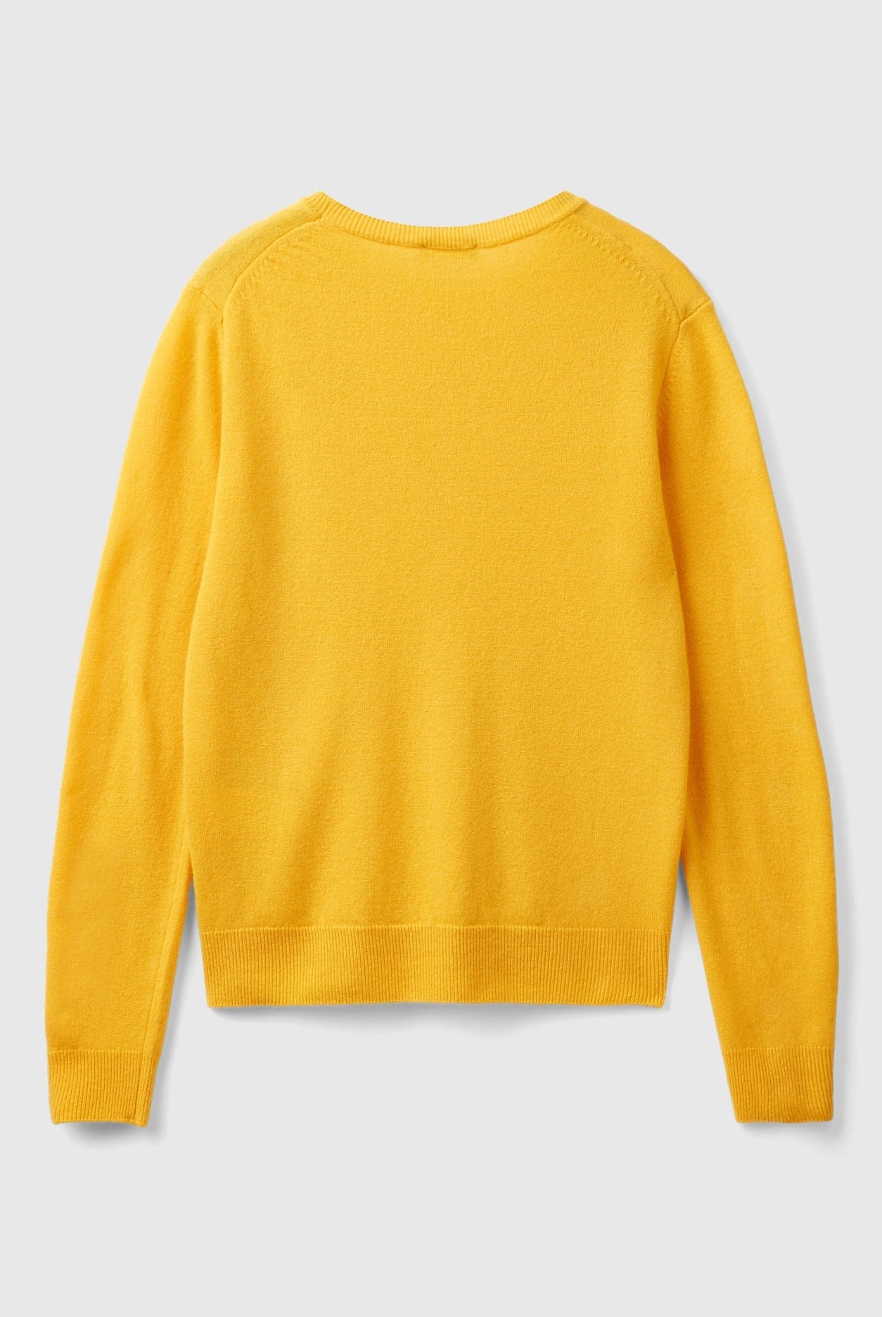 يونايتد كولورز اوف بينيتون بلوفر نسائي طويلة الأكمام بياقه دائريه