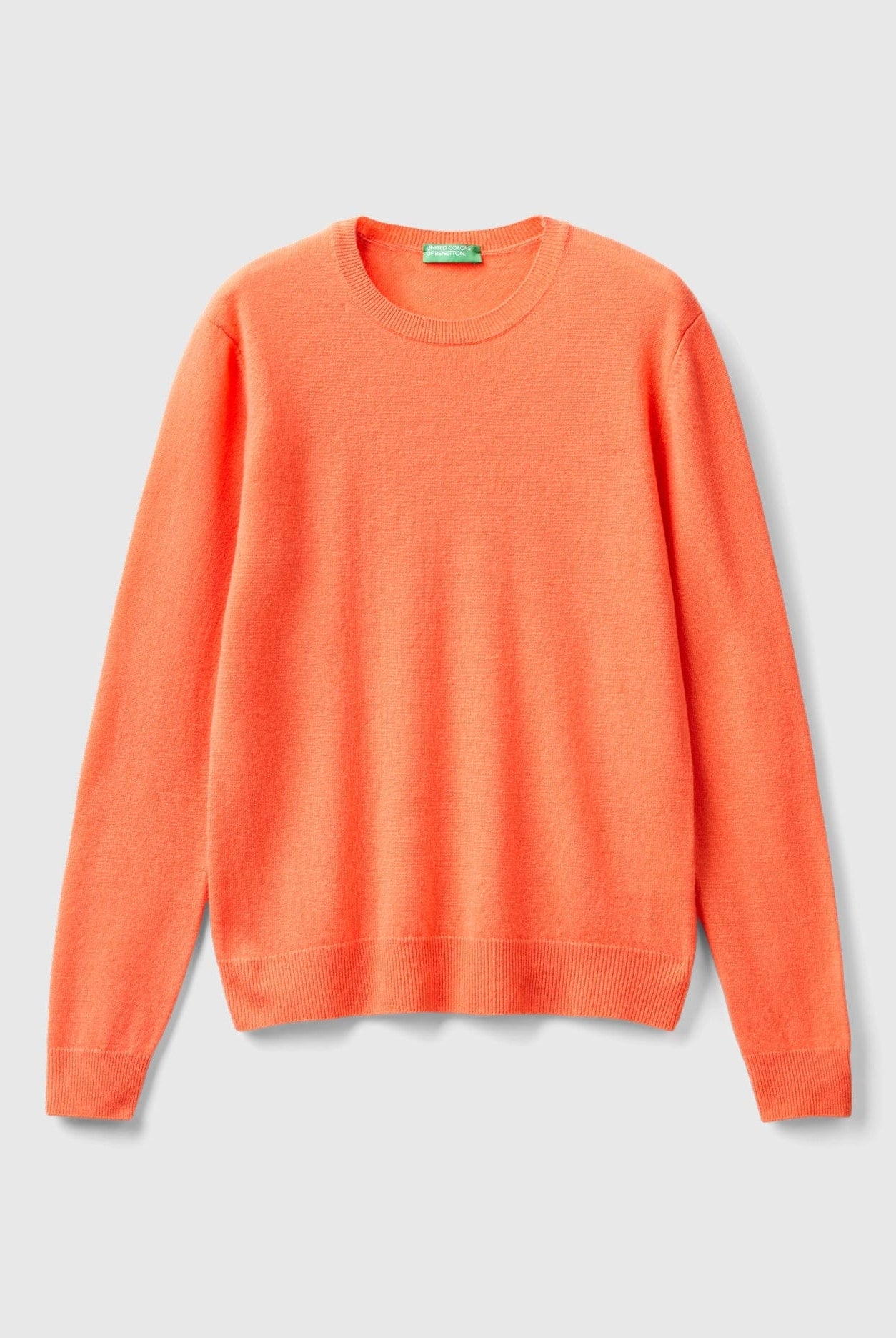 يونايتد كولورز اوف بينيتون بلوفر نسائي طويلة الأكمام بياقه دائريه