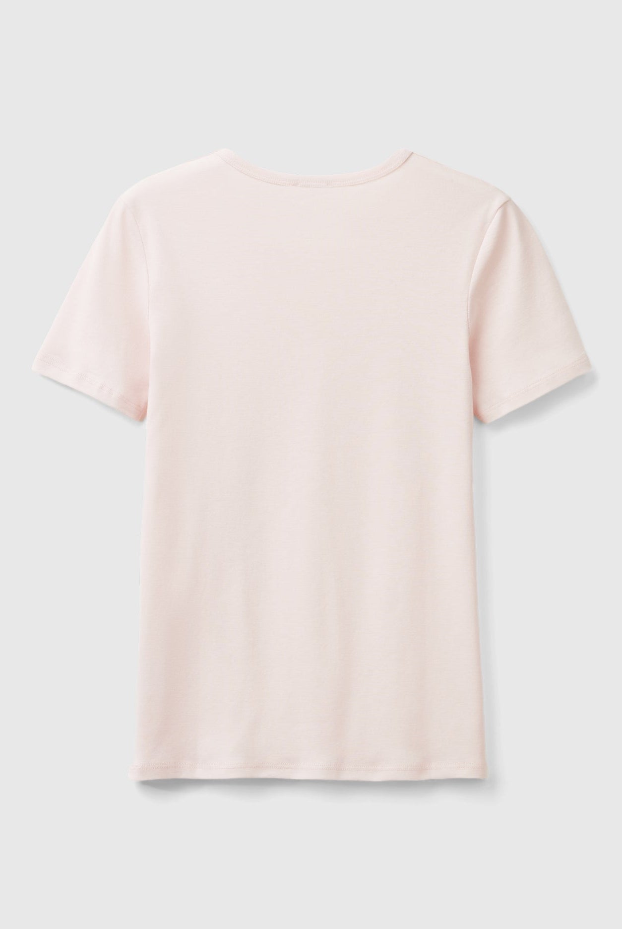 يونايتد كولورز اوف بينيتون تي شيرت نسائي قطن مع شعار مطبوع بلمعة