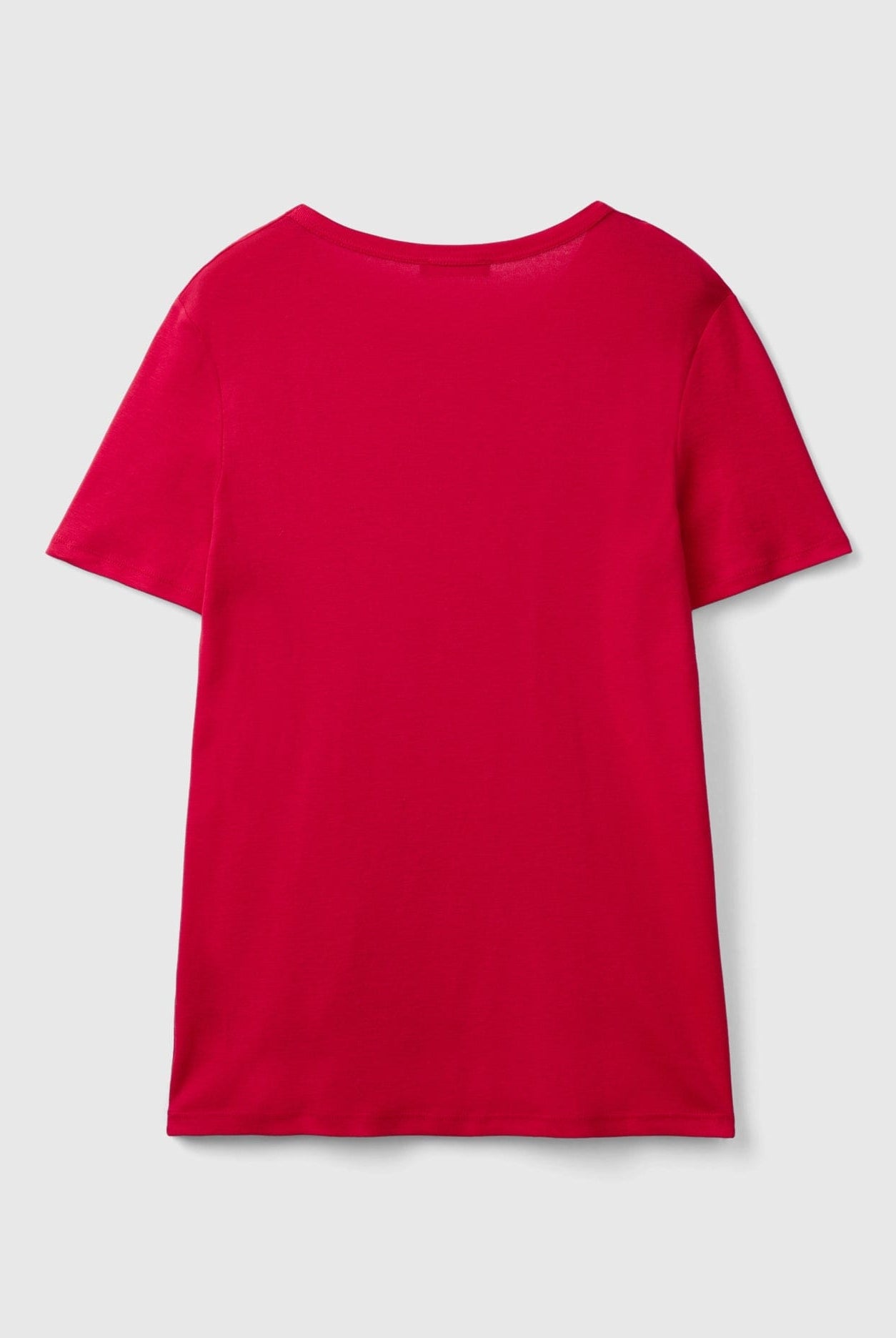 يونايتد كولورز اوف بينيتون تي شيرت نسائي قطن مع شعار مطبوع بلمعة