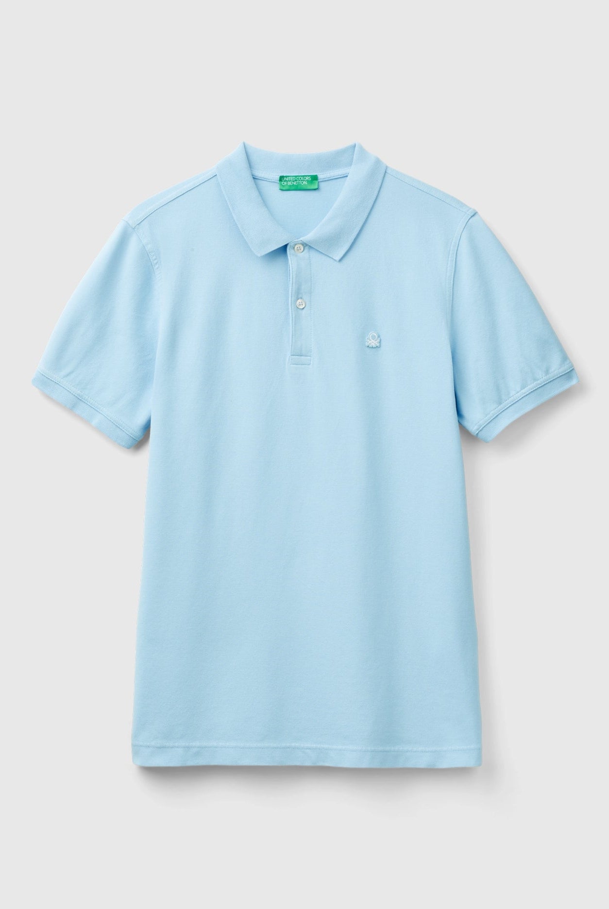 يونايتد كولورز اوف بينيتون تيشرت بولو رجالي سادة كم قصير