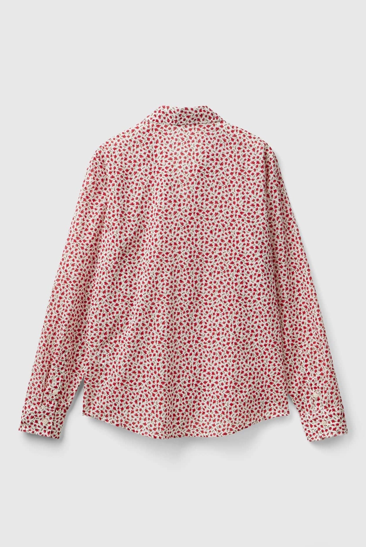 يونايتد كولورز اوف بينيتون قميص نسائي مزخرف كم طويل