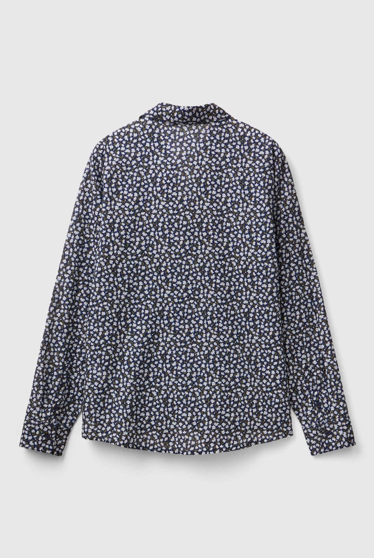 يونايتد كولورز اوف بينيتون قميص نسائي مزخرف كم طويل