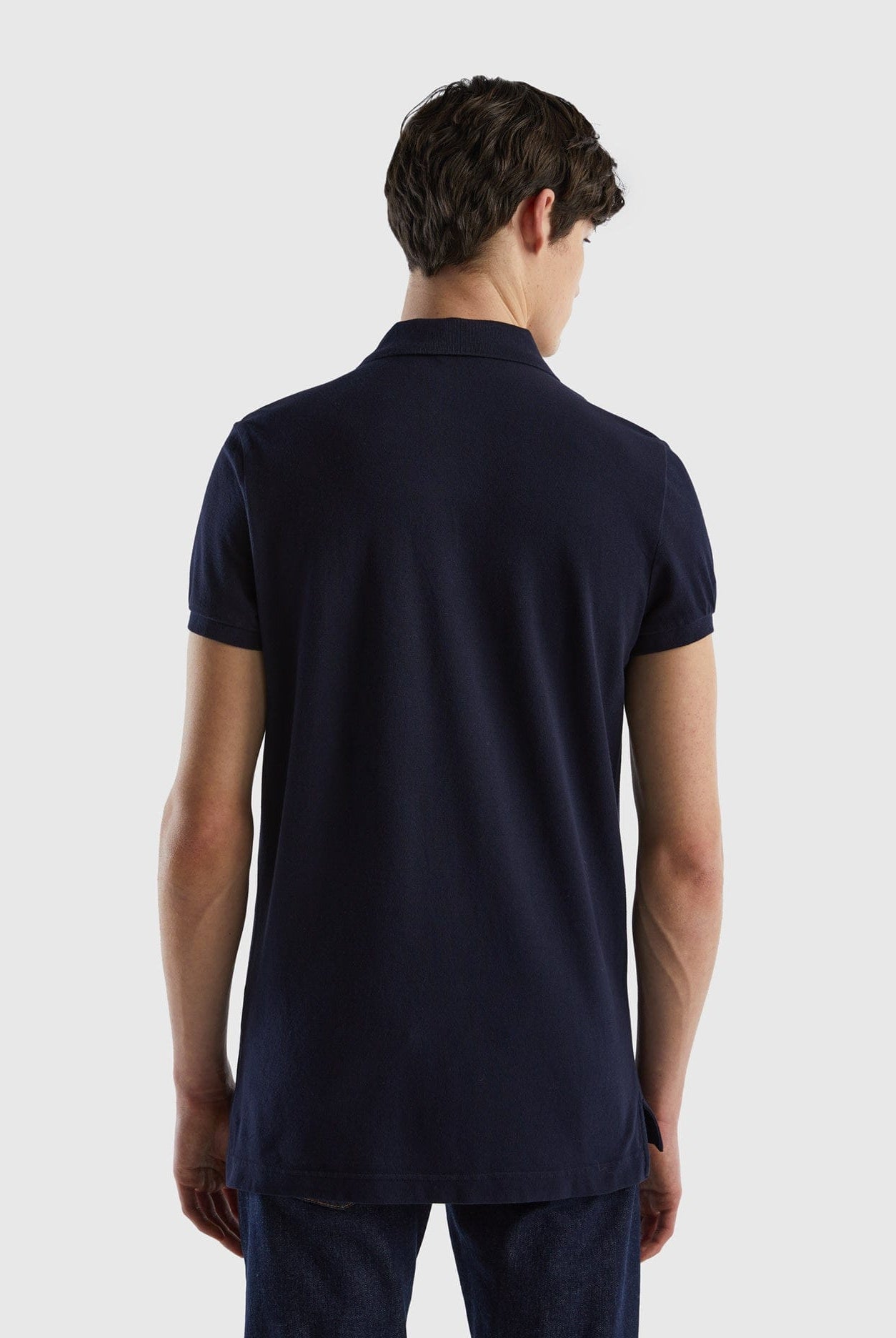 يونايتد كولورز اوف بينيتون تيشيرت بولو سليم فيت