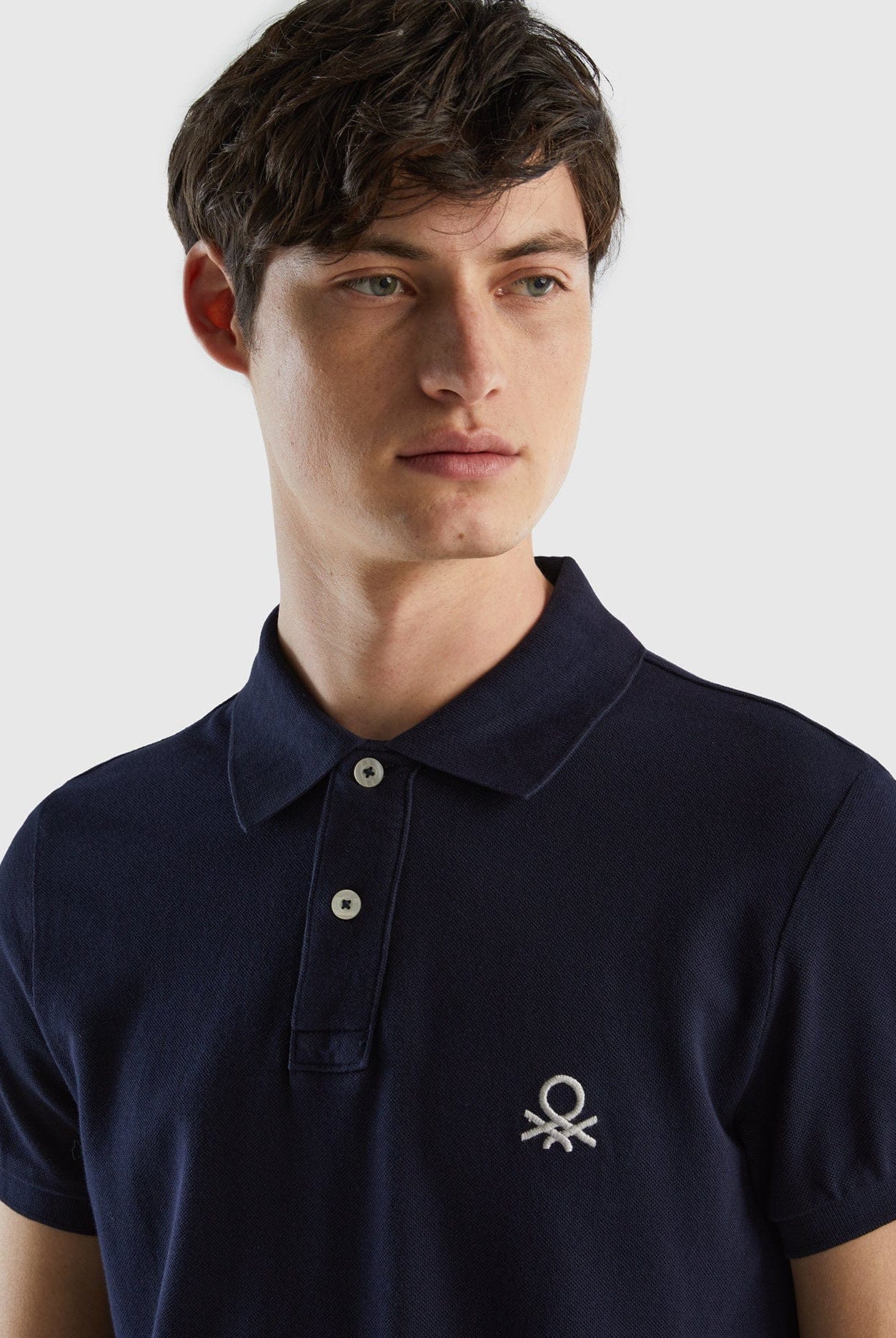 يونايتد كولورز اوف بينيتون تيشيرت بولو سليم فيت