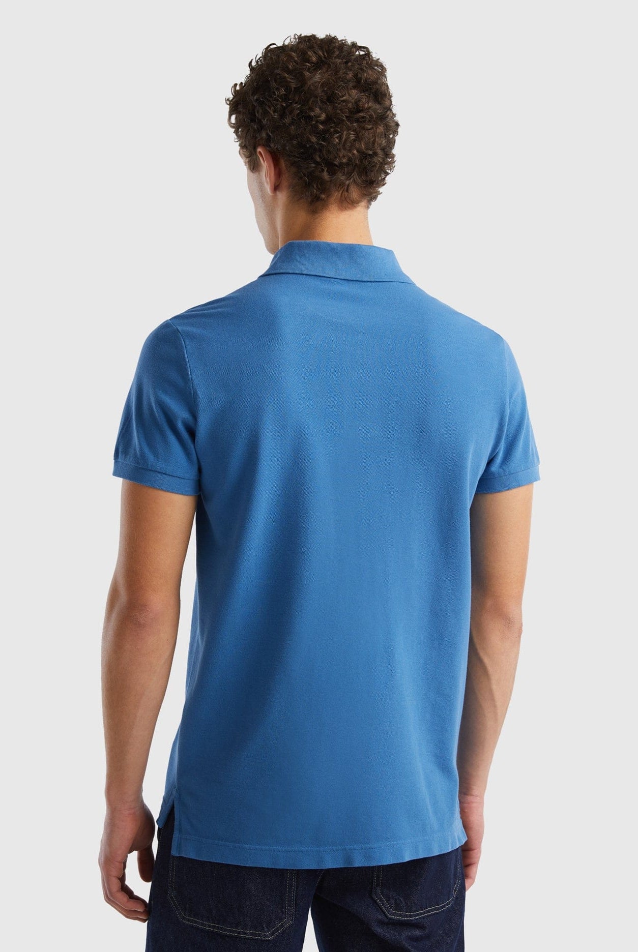 يونايتد كولورز اوف بينيتون تيشيرت بولو سليم فيت