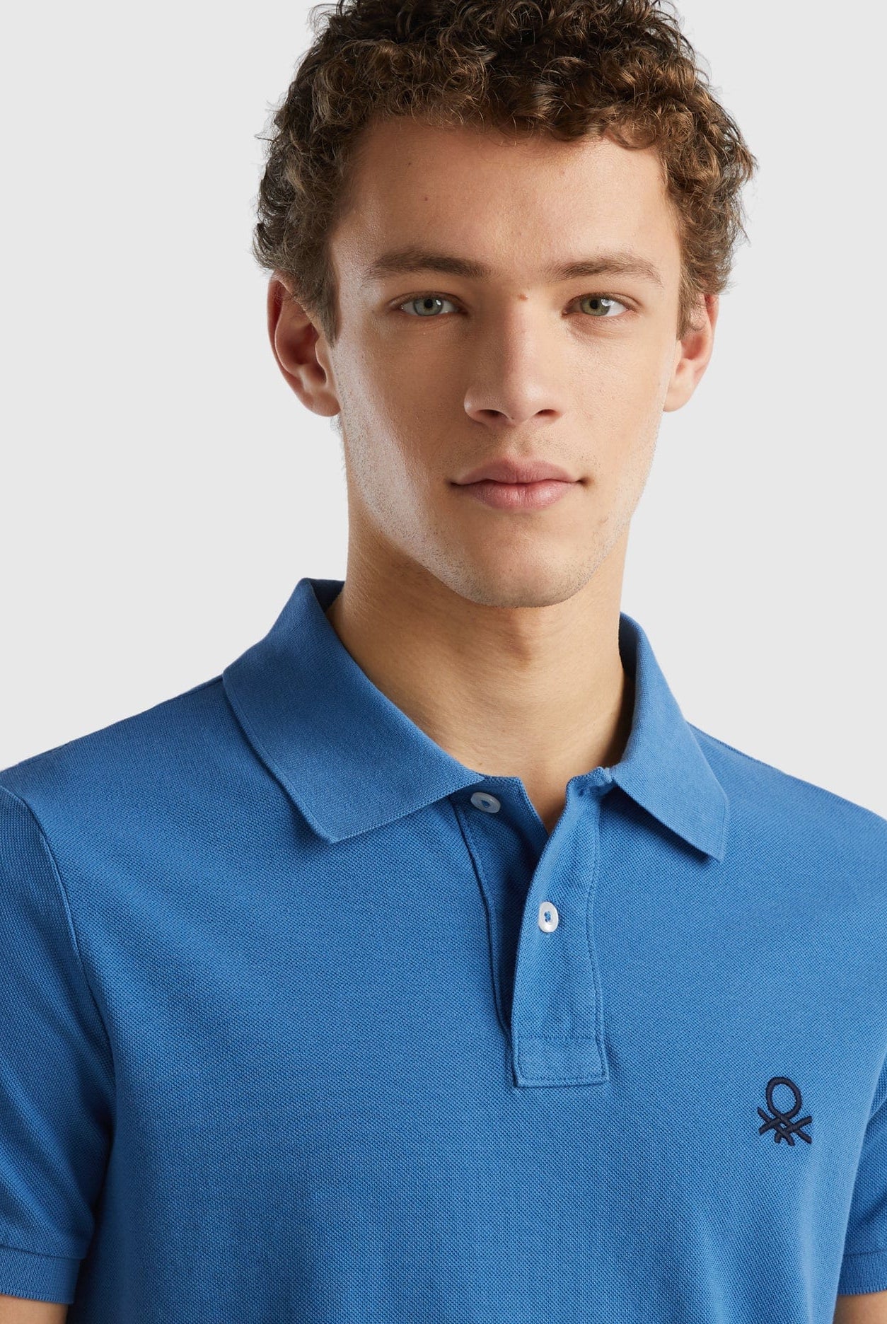 يونايتد كولورز اوف بينيتون تيشيرت بولو سليم فيت