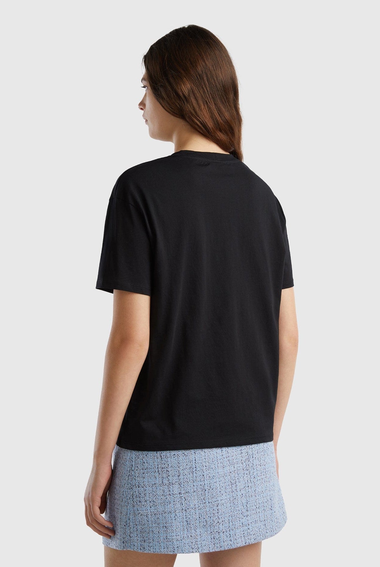 يونايتد كولورز اوف بينيتون تيشيرت نسائي بأكمام قصيرة قطن 100%