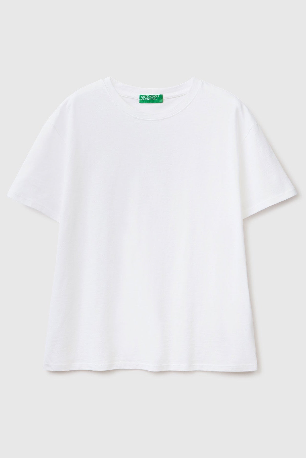 يونايتد كولورز اوف بينيتون تيشيرت نسائي بأكمام قصيرة قطن 100%