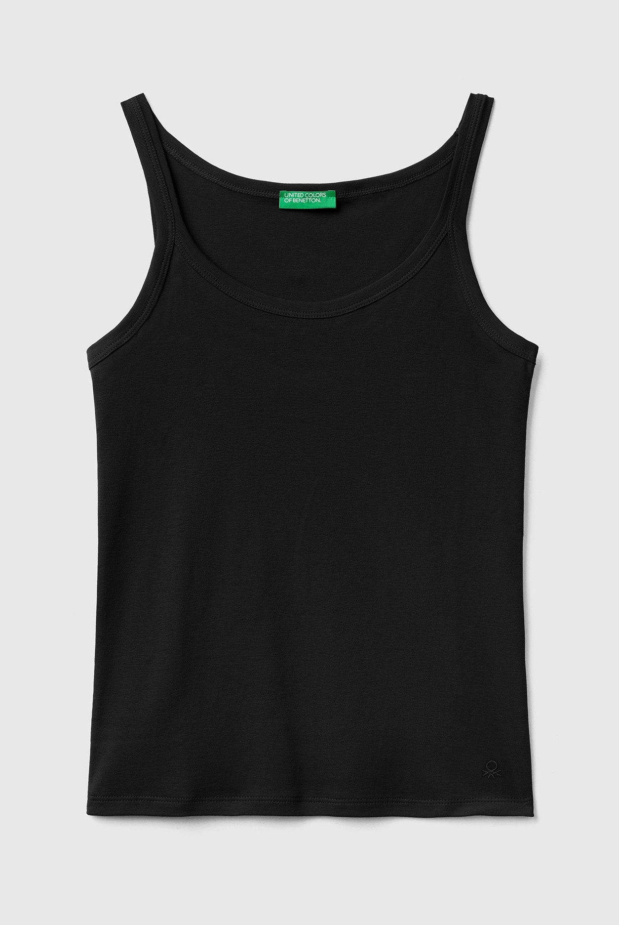 يونايتد كولورز اوف بينيتون قميص نسائي قطن بألياف طويلة بدون أكمام