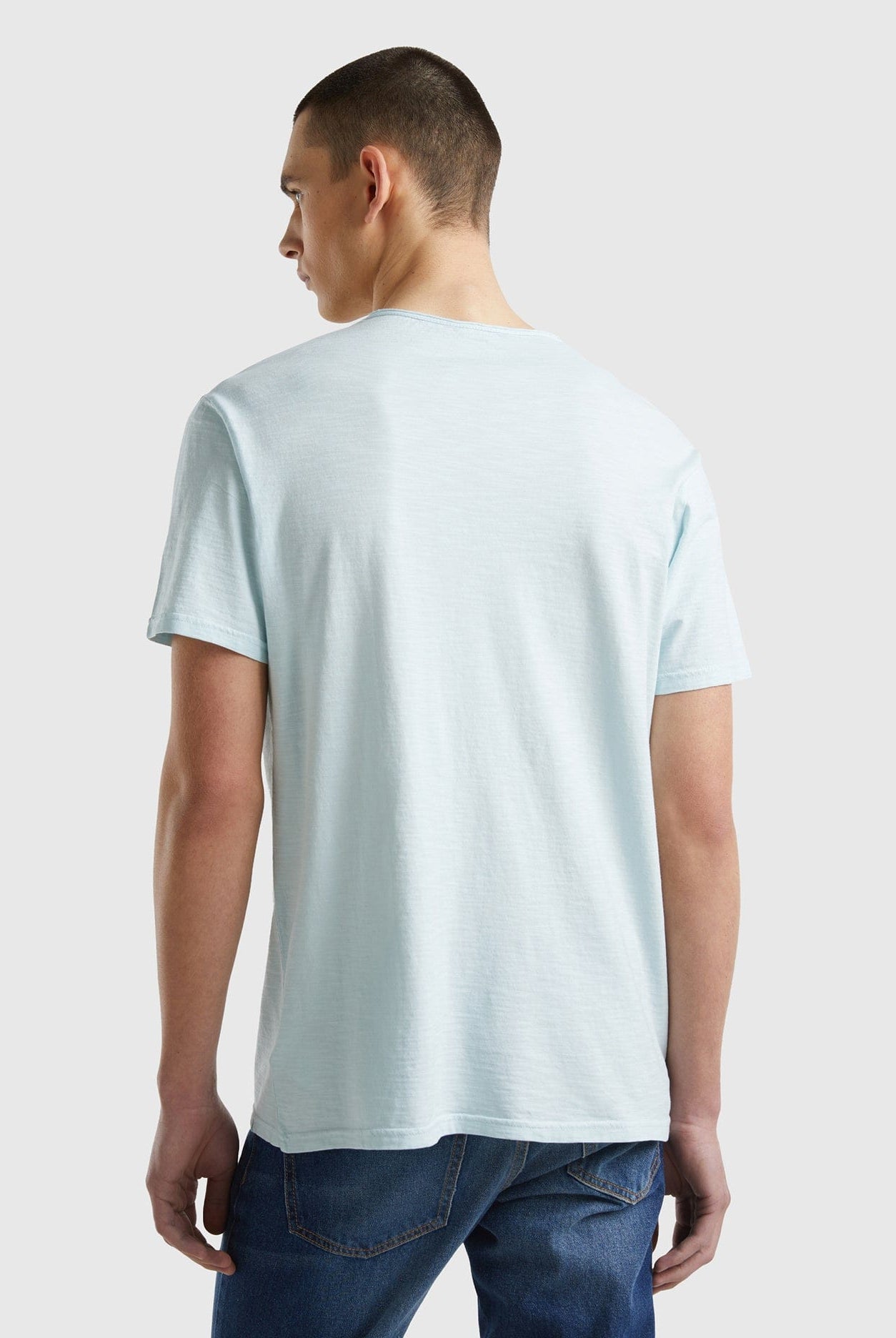 يونايتد كولورز اوف بينيتون تي شيرت من القطن نص كم رجالي