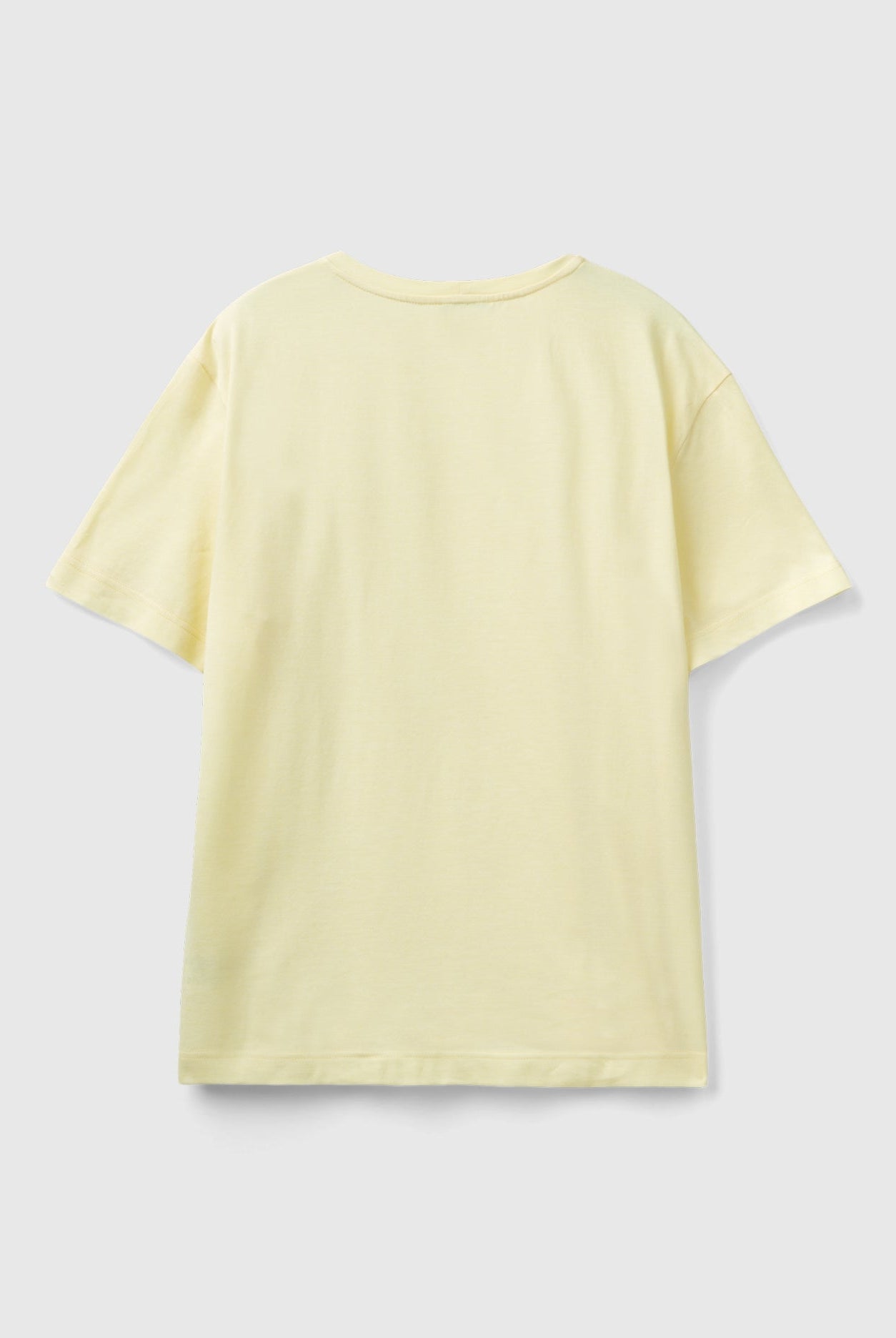 يونايتد كولورز اوف بينيتون تي شيرت برقبة دائرية مطرز بشعار قطن 100%