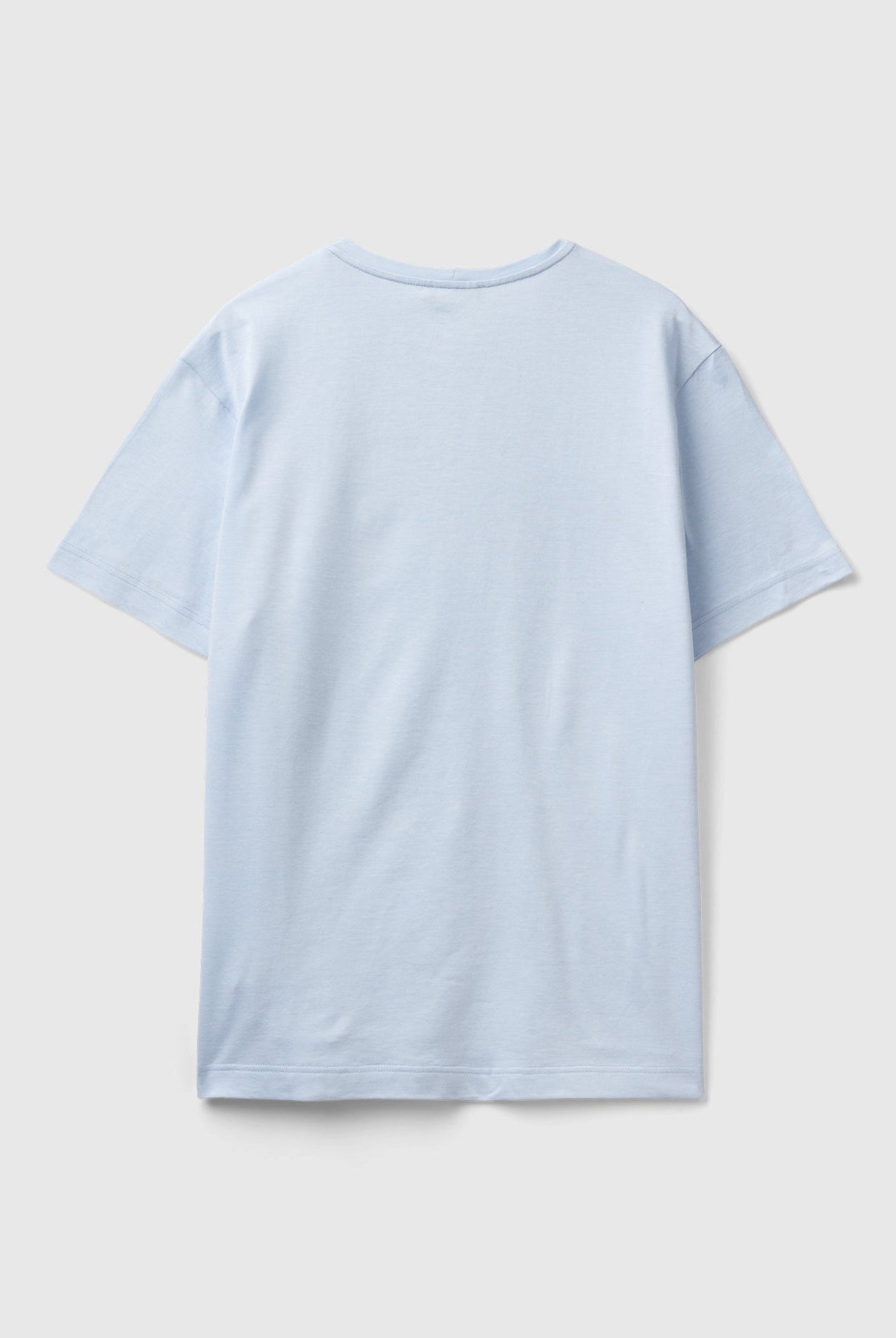 يونايتد كولورز اوف بينيتون تي شيرت برقبة دائرية مطرز بشعار قطن 100%