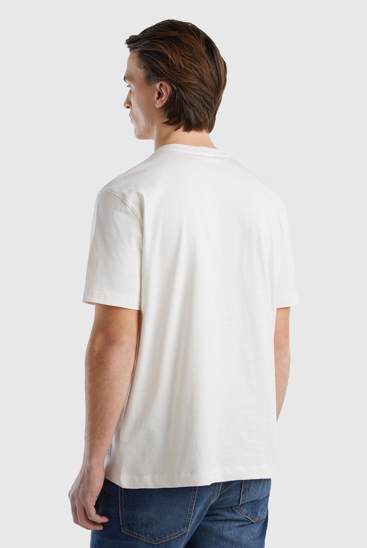 يونايتد كولورز اوف بينيتون تيشيرت من القطن العضوي النقي رجالي