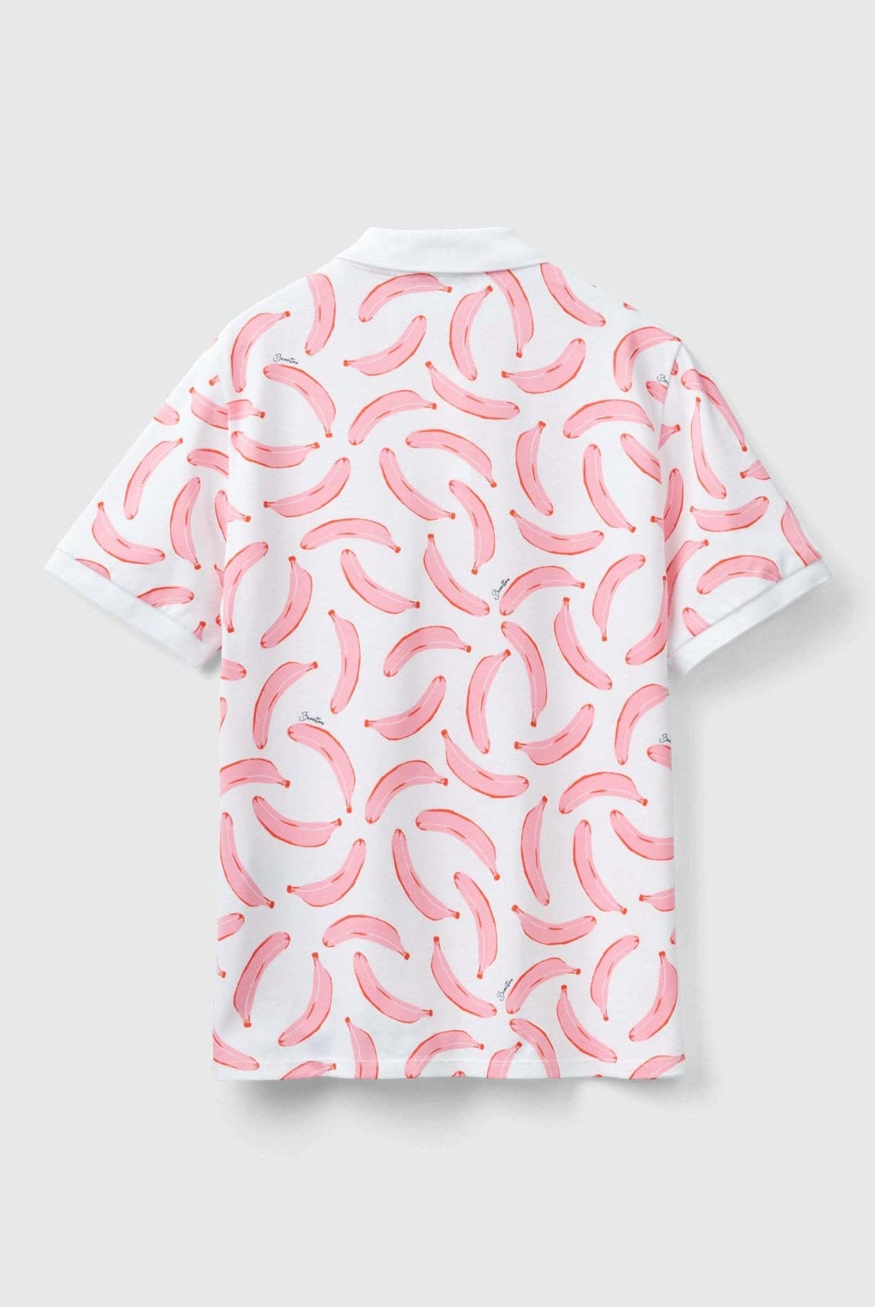 يونايتد كولورز اوف بينيتون تيشيرت بولو قطن مطاطي بتطريز لوجو على الصدر