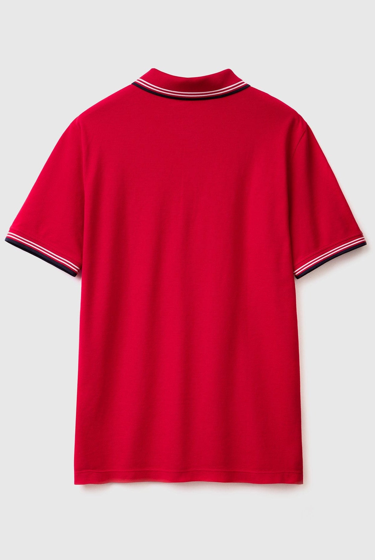 يونايتد كولورز اوف بينيتون تيشيرت بولو شبابي قطن مطاطي بأكمام قصيرة