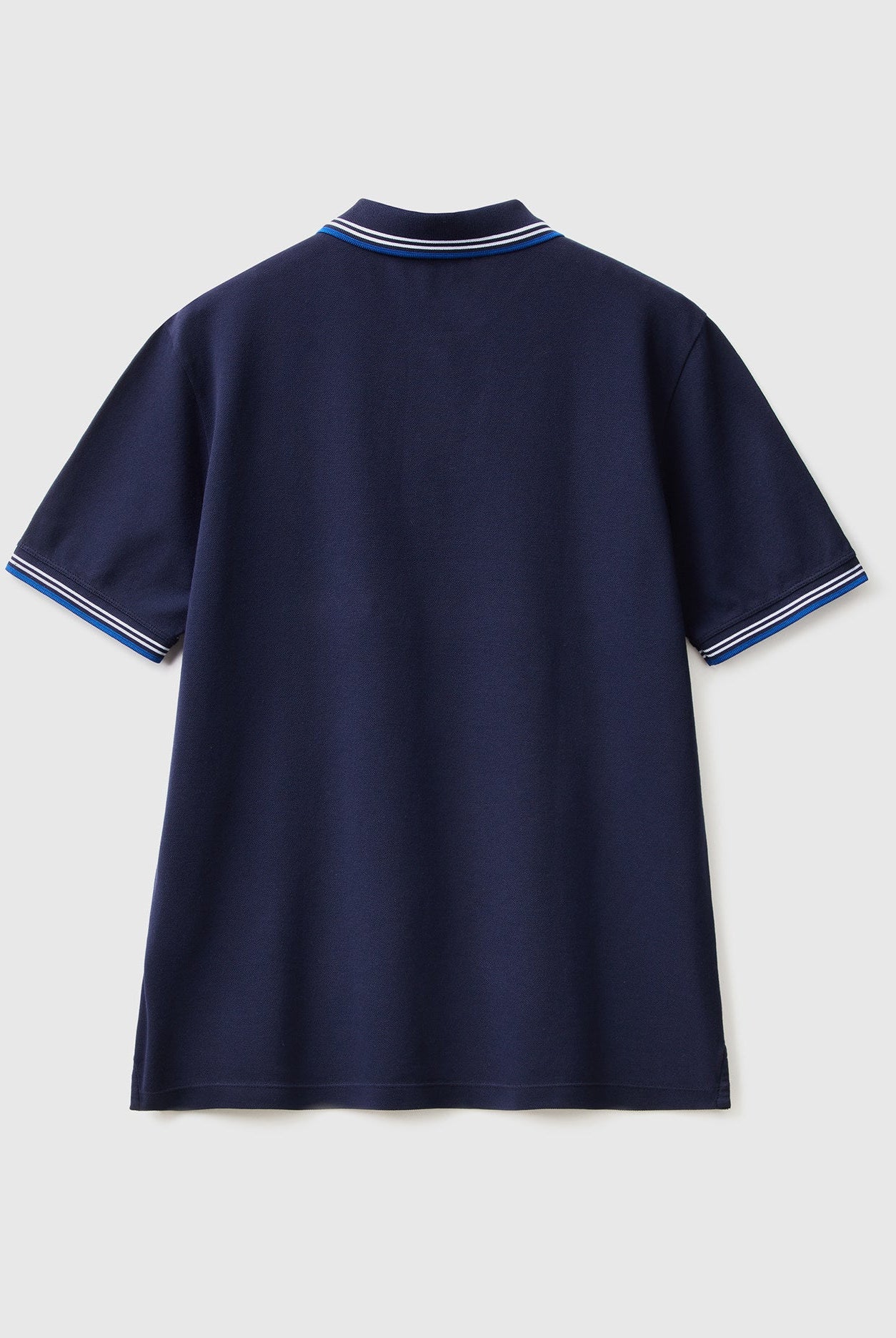 يونايتد كولورز اوف بينيتون تيشيرت بولو شبابي قطن مطاطي بأكمام قصيرة