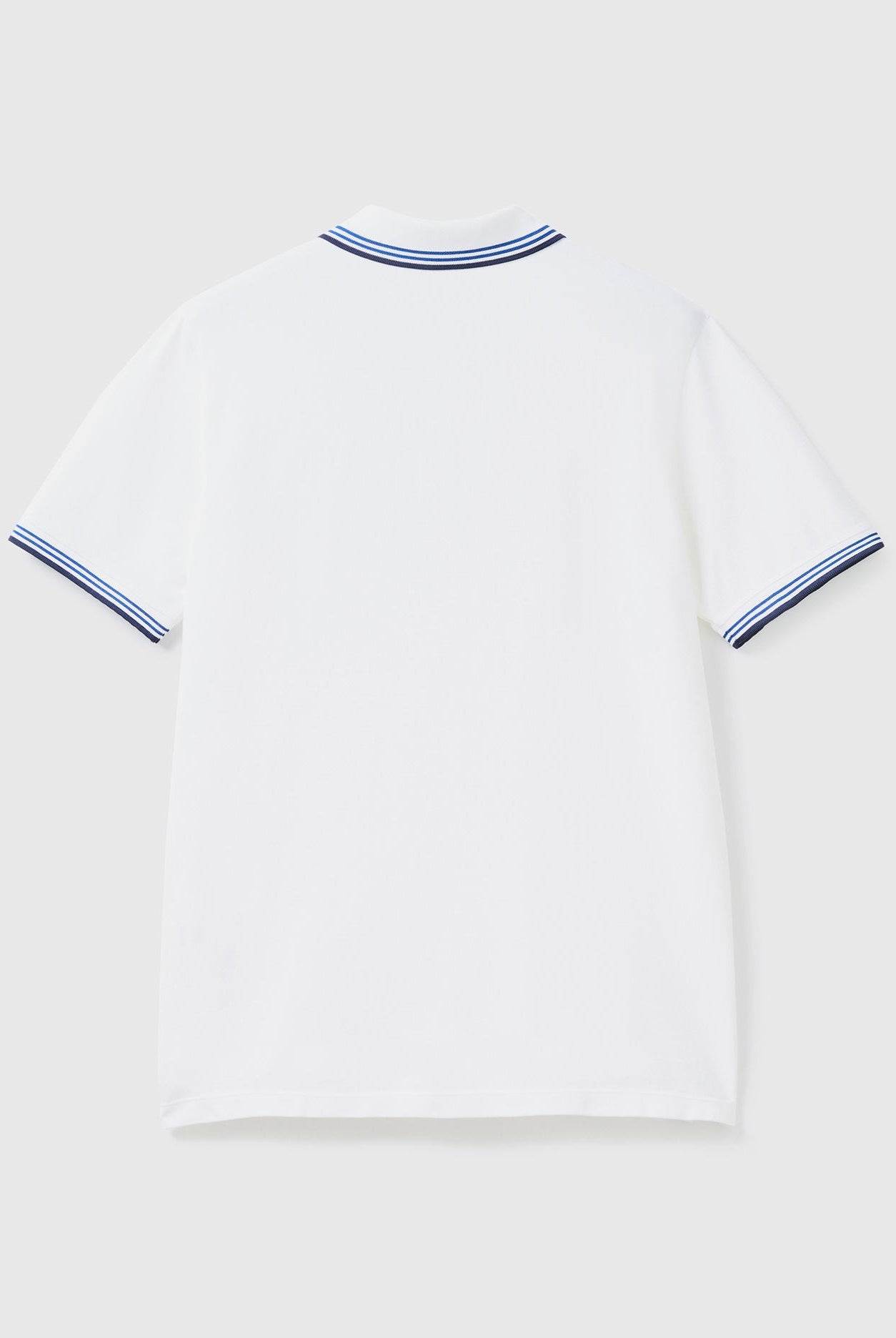 يونايتد كولورز اوف بينيتون تيشيرت بولو شبابي قطن مطاطي بأكمام قصيرة