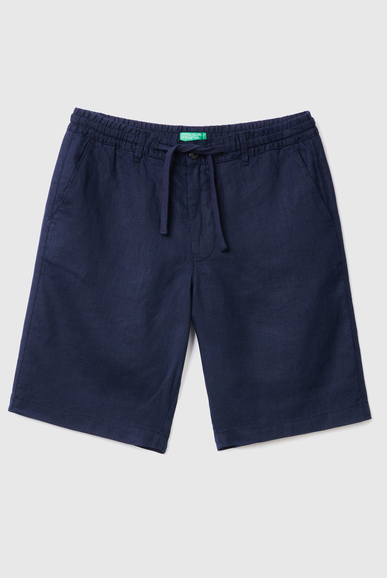 يونايتد كولورز اوف بينيتون برمودا من الكتان بنسبة 100% رجالي