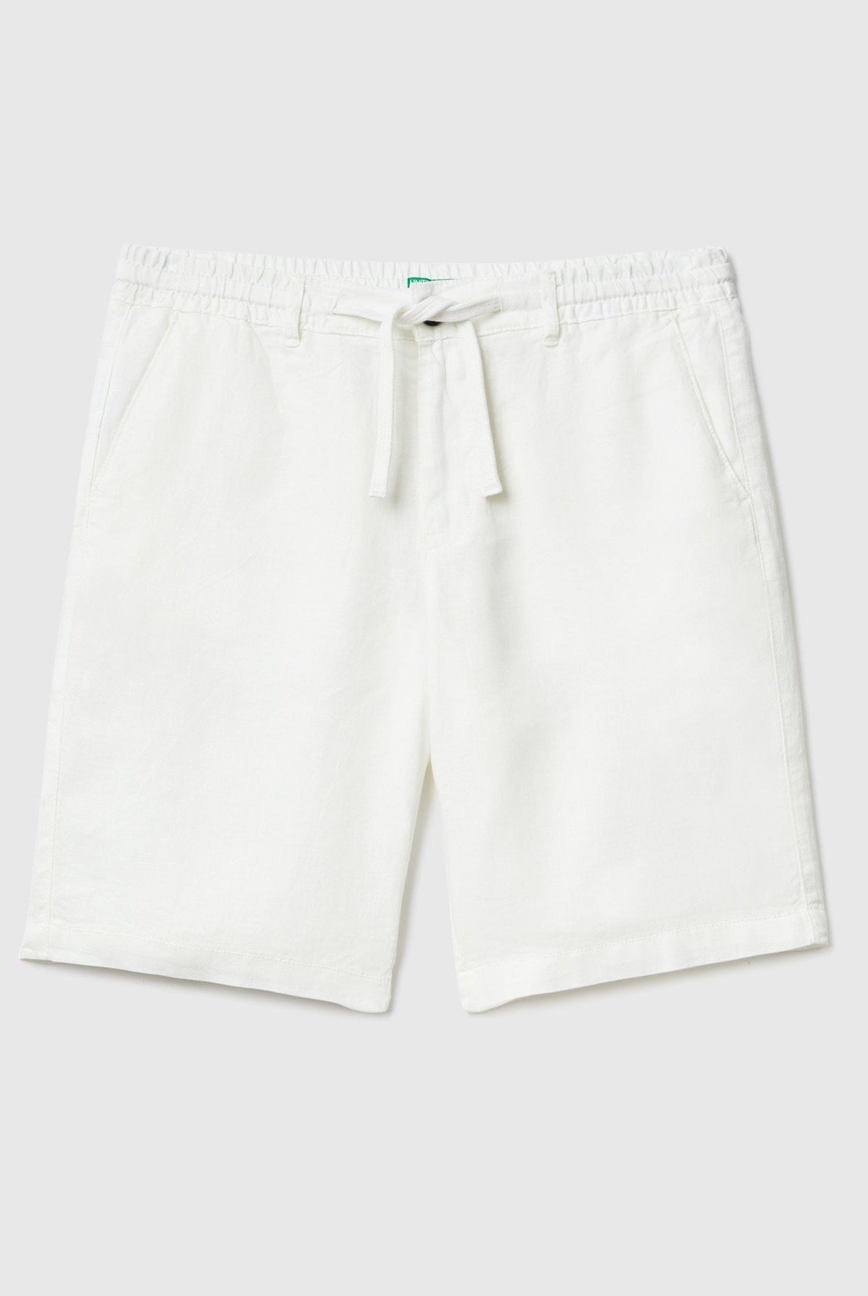 يونايتد كولورز اوف بينيتون برمودا من الكتان بنسبة 100% رجالي