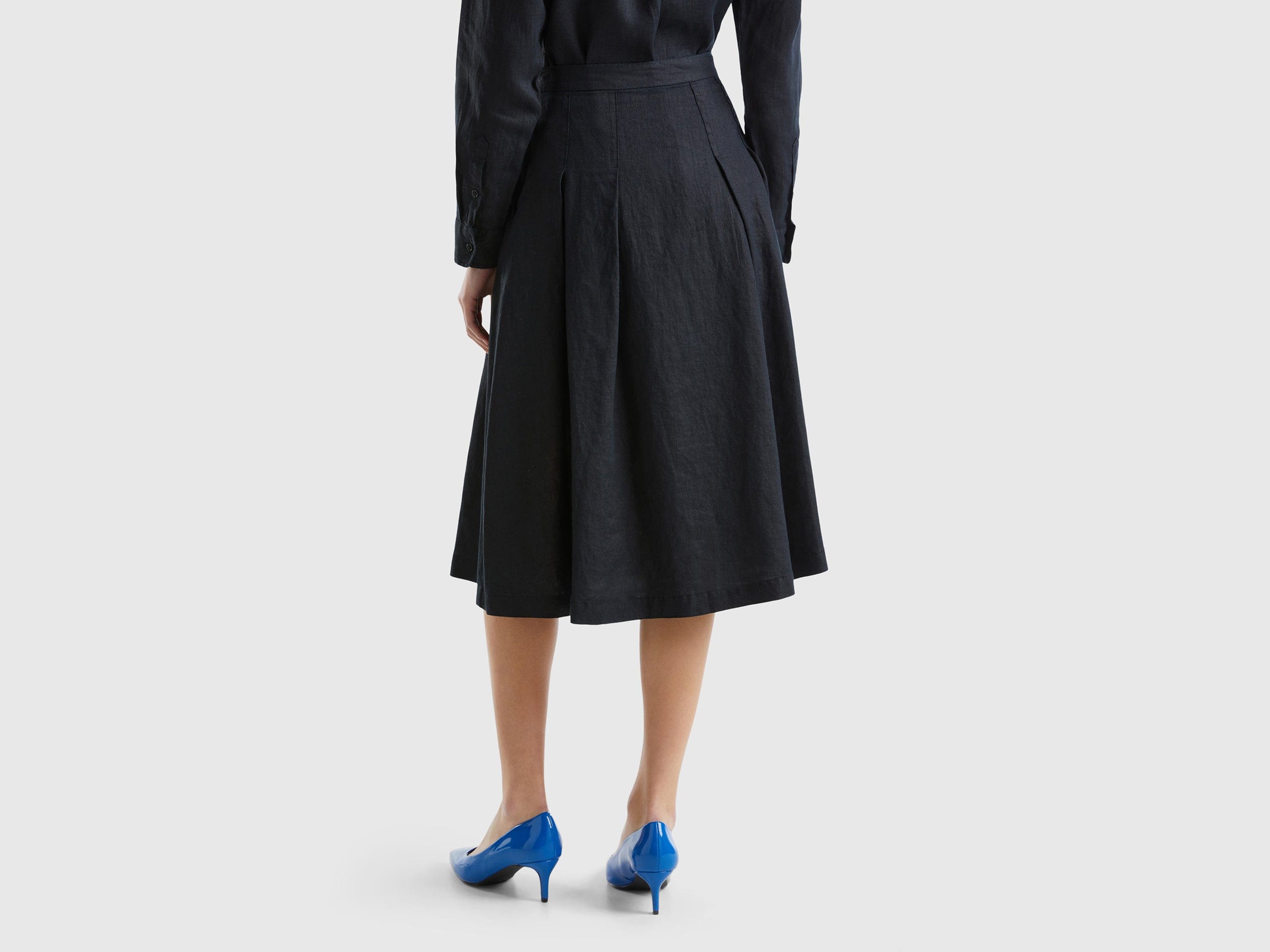 يونايتد كولورز اوف بينيتون تنورة ميدي نسائي