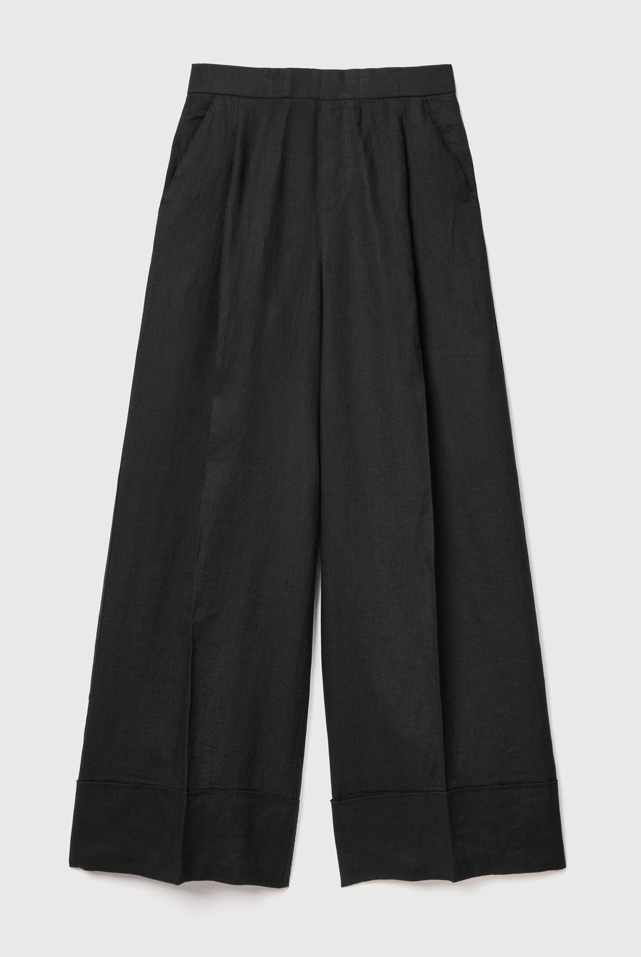 يونايتد كولورز اوف بينيتون بنطلون بالازو كتان خالص 100%