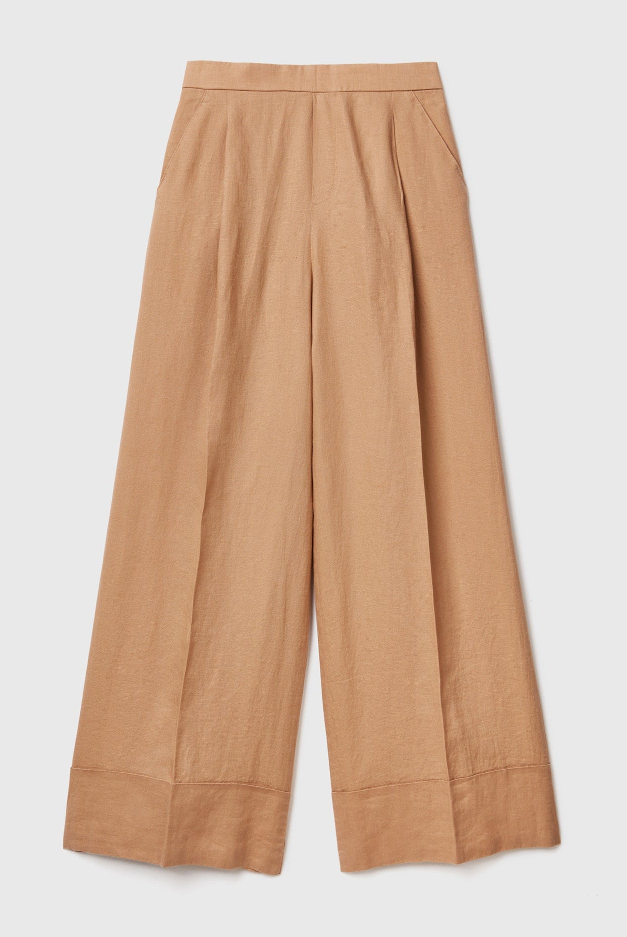 يونايتد كولورز اوف بينيتون بنطلون بالازو كتان خالص 100%