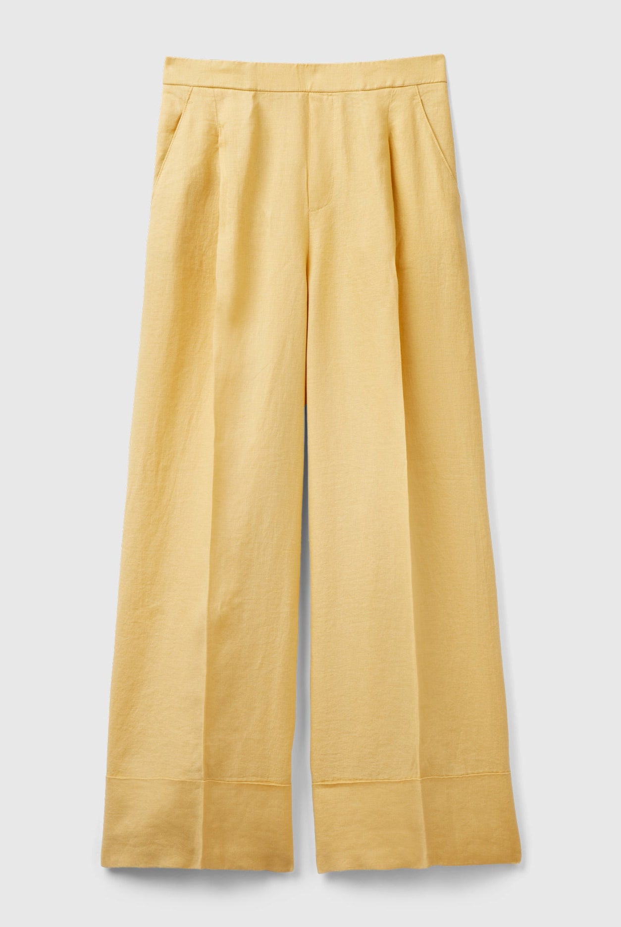 يونايتد كولورز اوف بينيتون بنطلون بالازو كتان خالص 100%