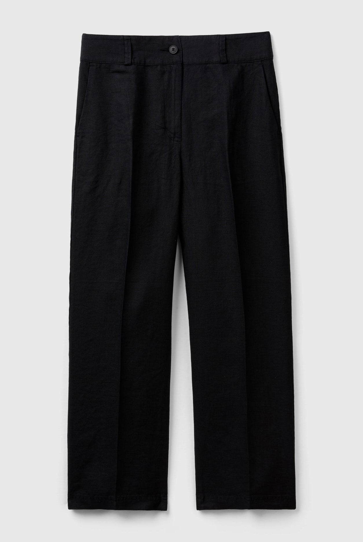 يونايتد كولورز اوف بينيتون بنطلون كلاسيك نسائي واسع وبجيوب جانبيه