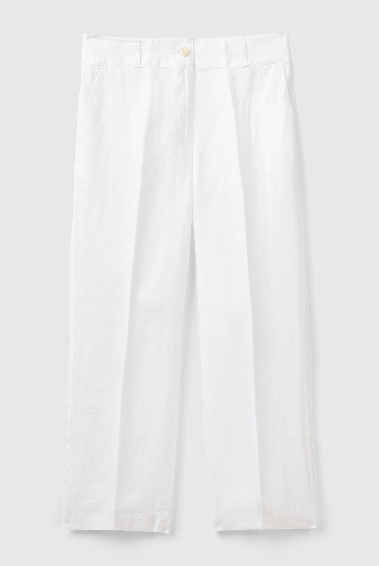 يونايتد كولورز اوف بينيتون بنطلون كلاسيك نسائي واسع وبجيوب جانبيه