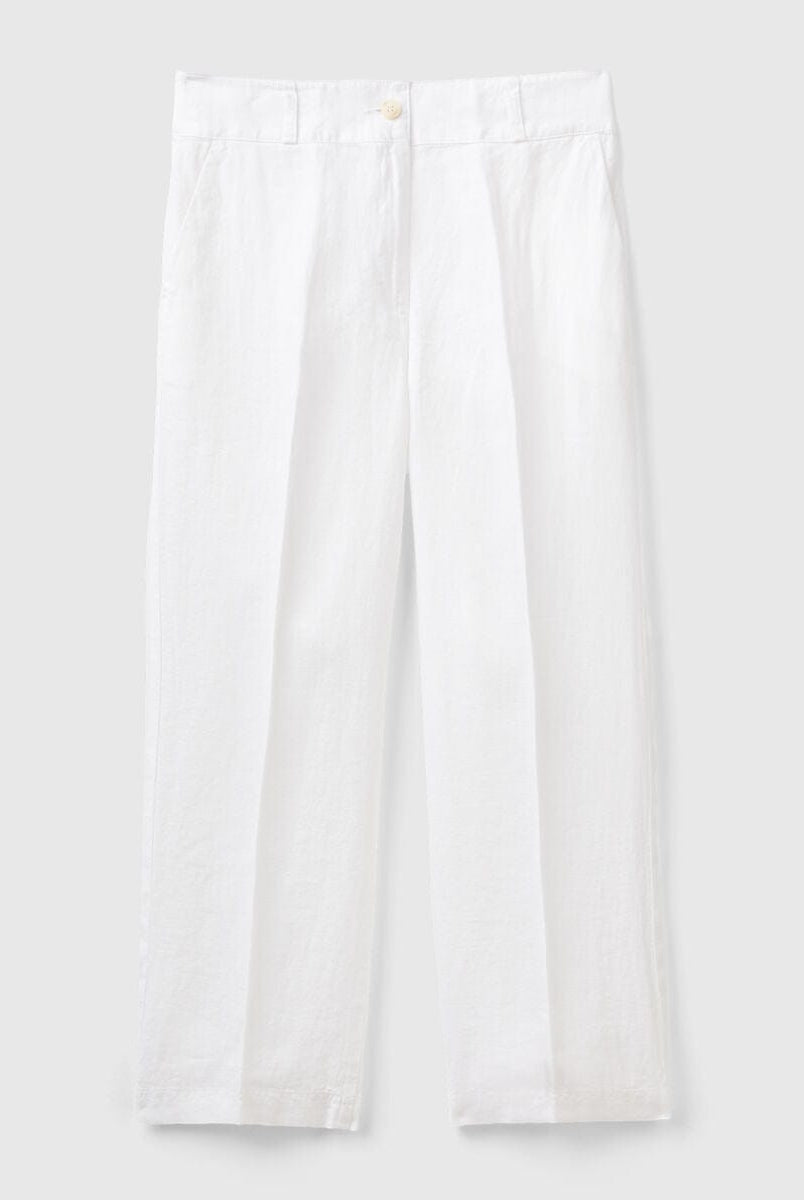 يونايتد كولورز اوف بينيتون بنطلون كلاسيك نسائي واسع وبجيوب جانبيه