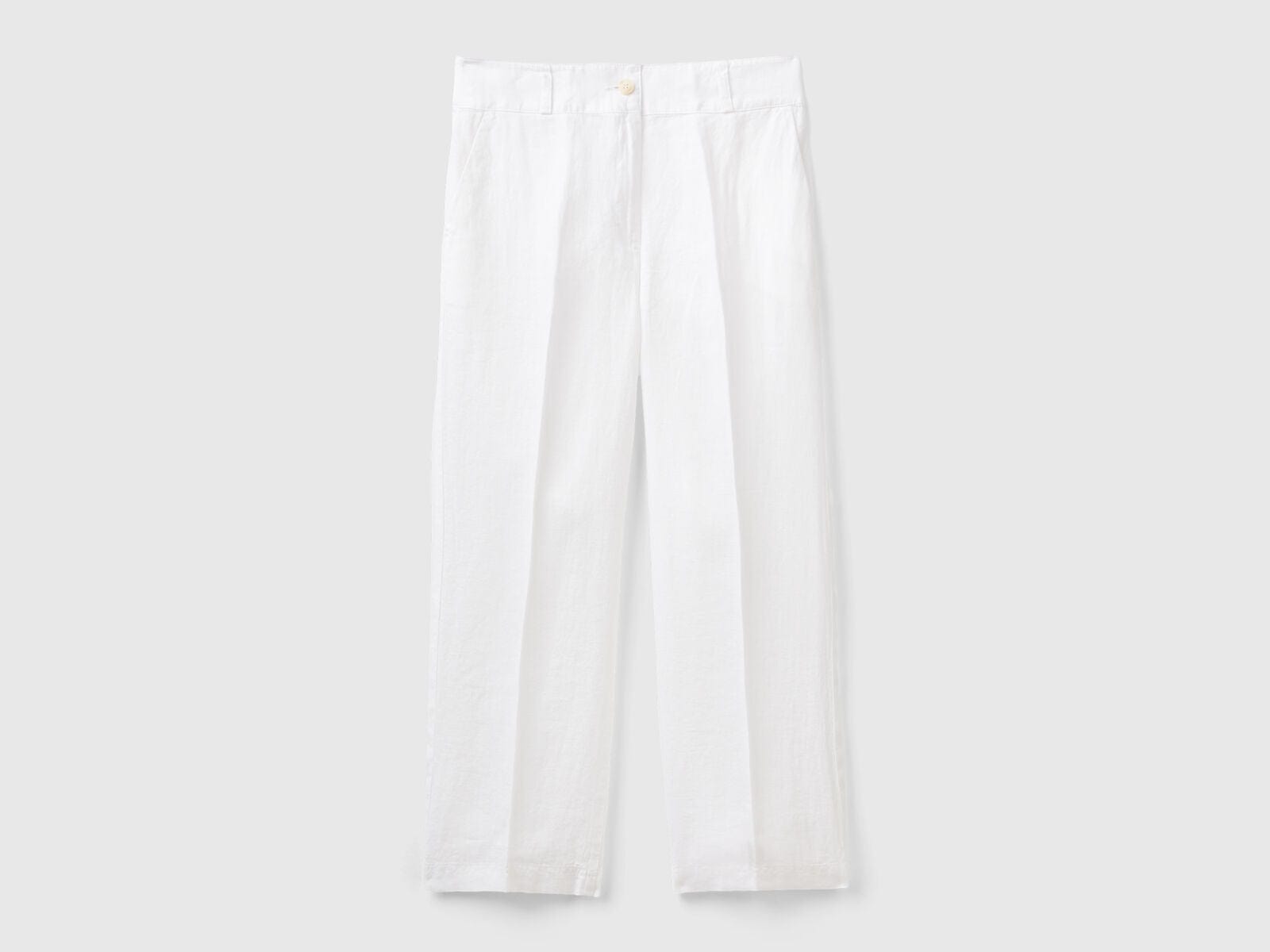 يونايتد كولورز اوف بينيتون بنطلون كلاسيك نسائي واسع وبجيوب جانبيه