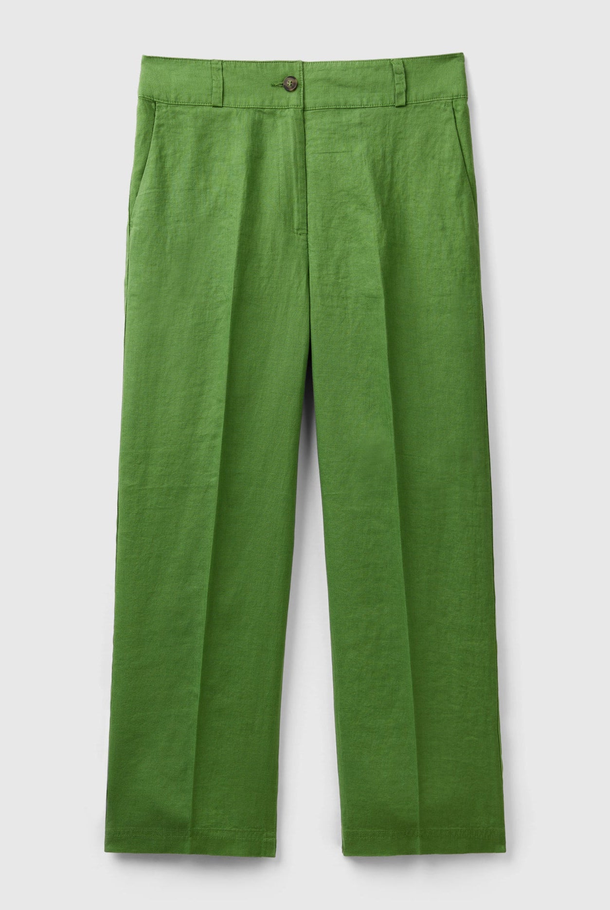 يونايتد كولورز اوف بينيتون بنطلون كلاسيك نسائي واسع وبجيوب جانبيه