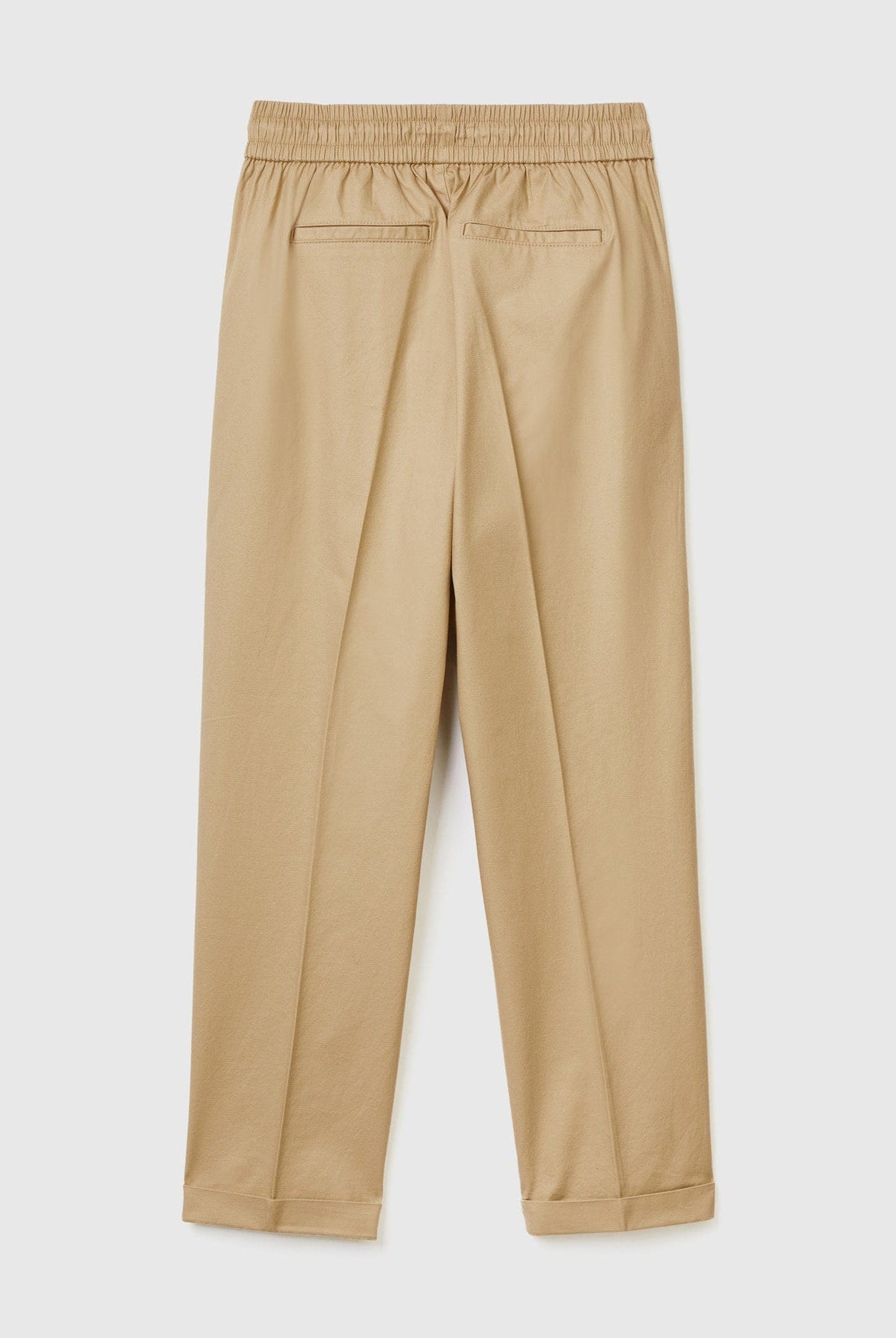 يونايتد كولورز اوف بينيتون بنطلون جوغر نسائي من القطن المطاطي وبرباط عالخصر