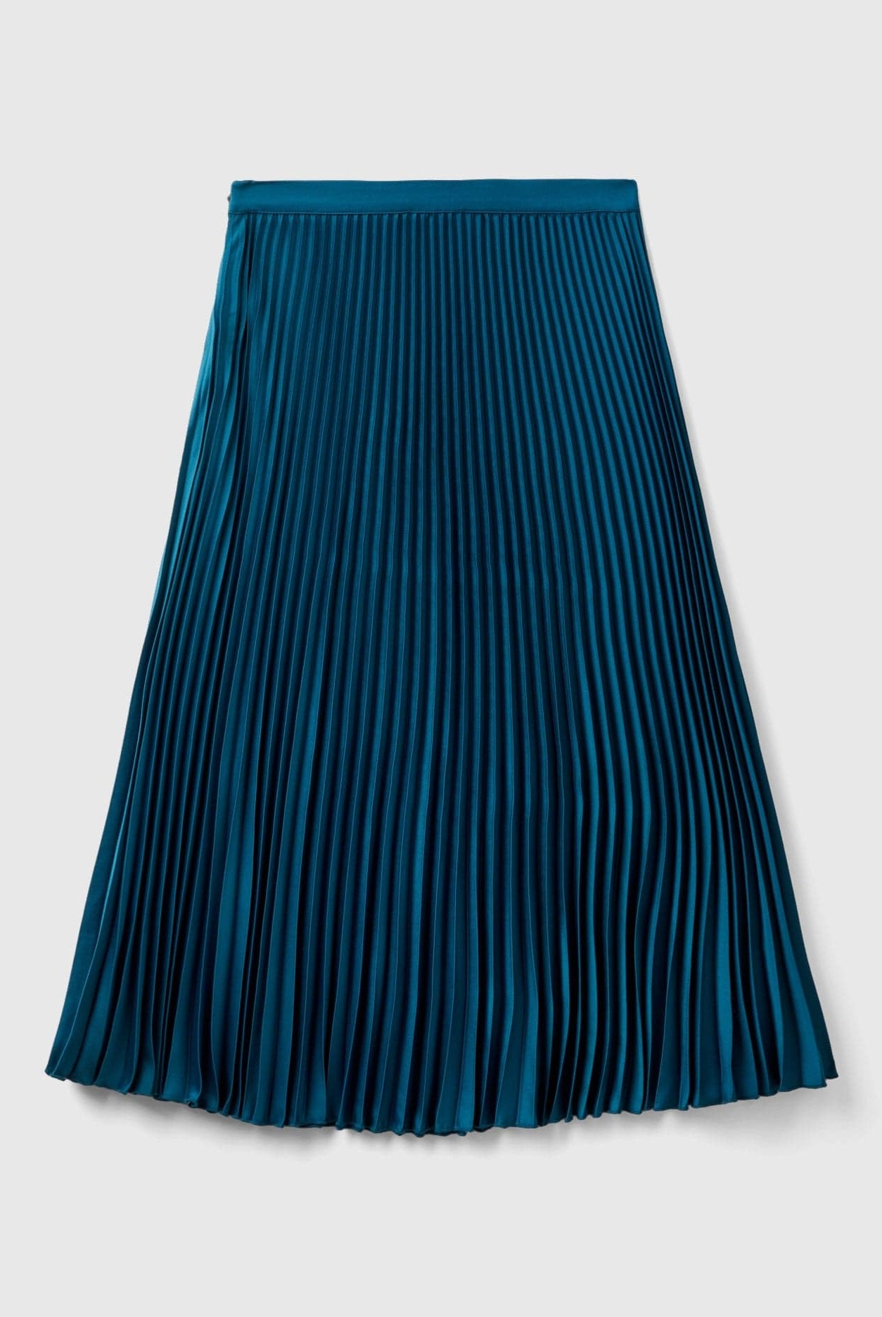 يونايتد كولورز اوف بينيتون تنورة ميدي نسائية مطوية