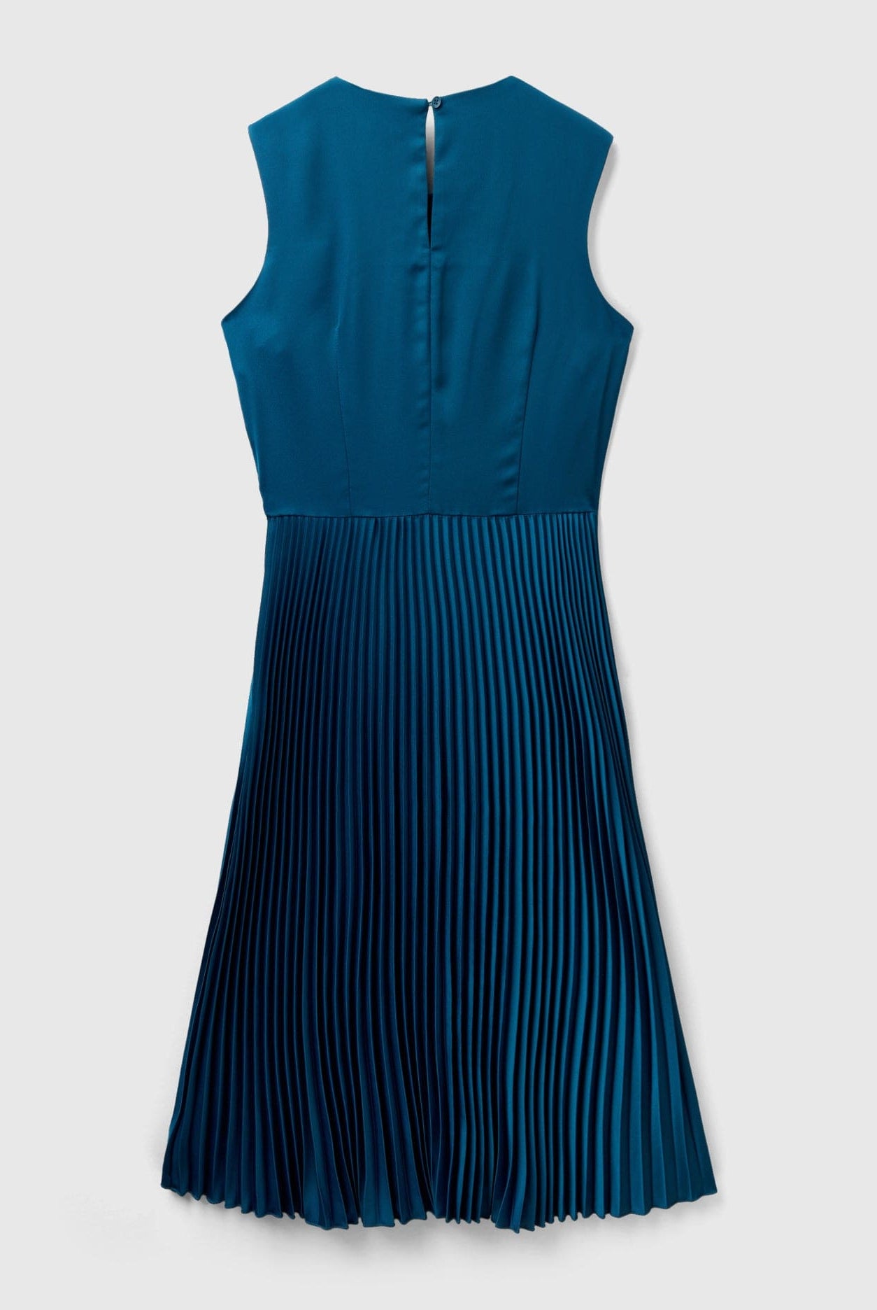 يونايتد كولورز اوف بينيتون فستان نسائي ميدي بتنورة مطوية